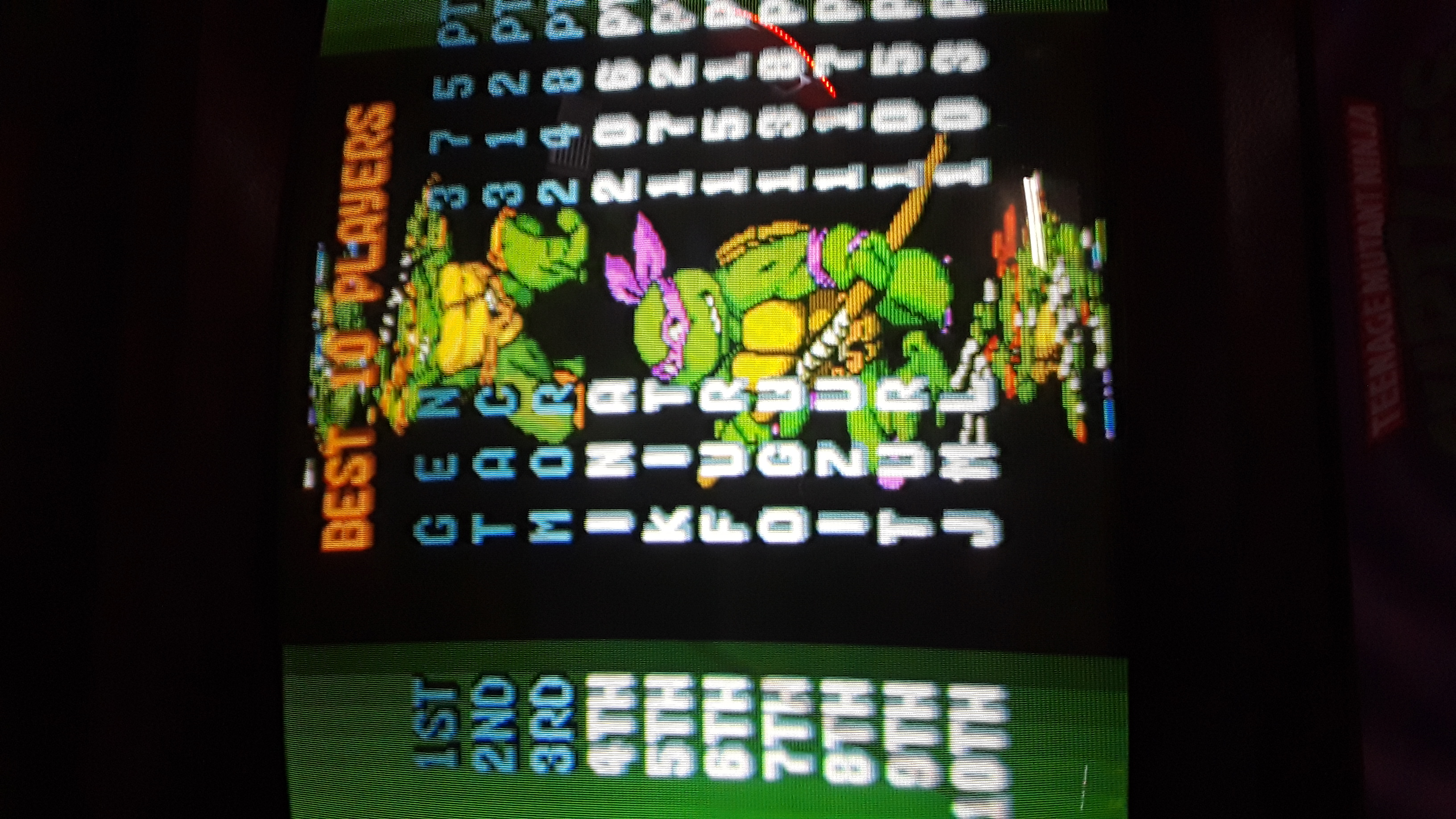JML101582: Teenage Mutant Ninja Turtles: Turtles In Time (Arcade) 103 points on 2021-07-17 13:43:35