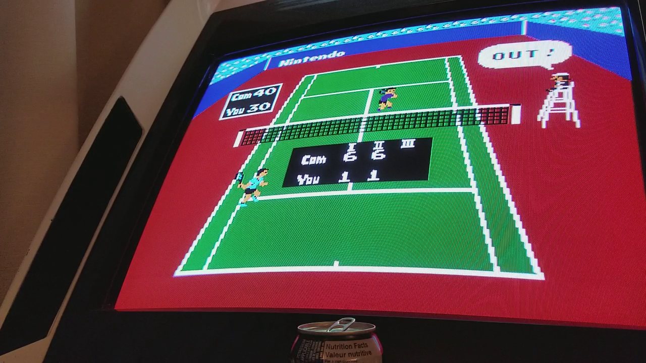 JES: Tennis: Level 4 [Games Won] (NES/Famicom Emulated) 2 points on 2017-12-04 12:15:54