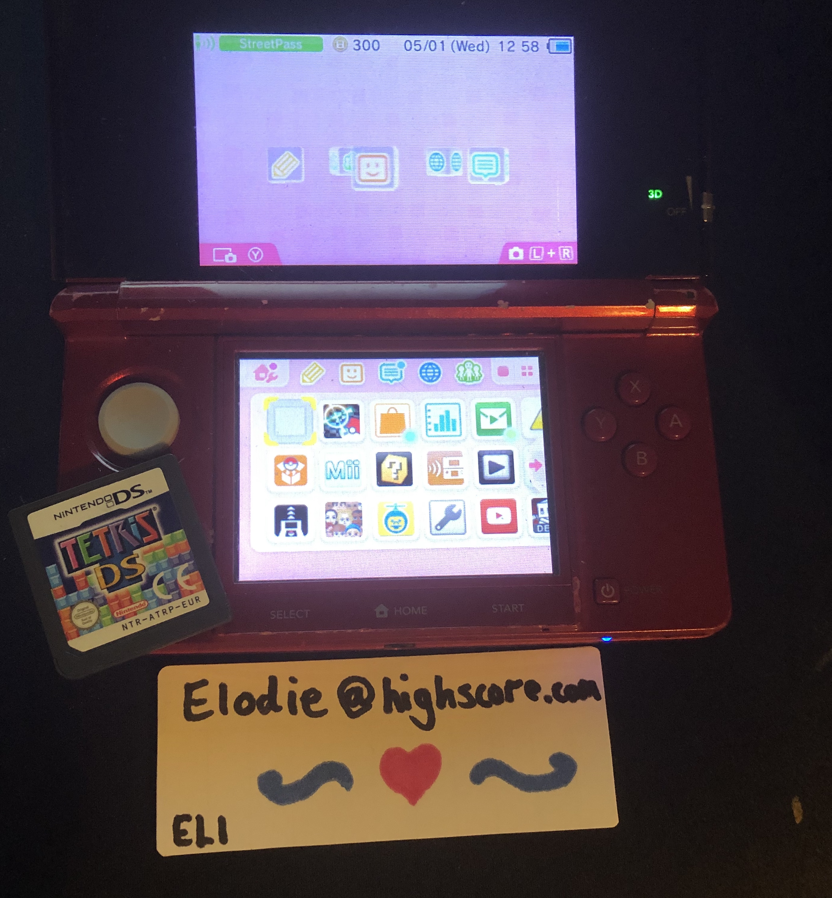 Elodie: Tetris DS Standard/Marathon [Endless On] (Nintendo DS) 26,075,773 points on 2020-02-13 20:55:26