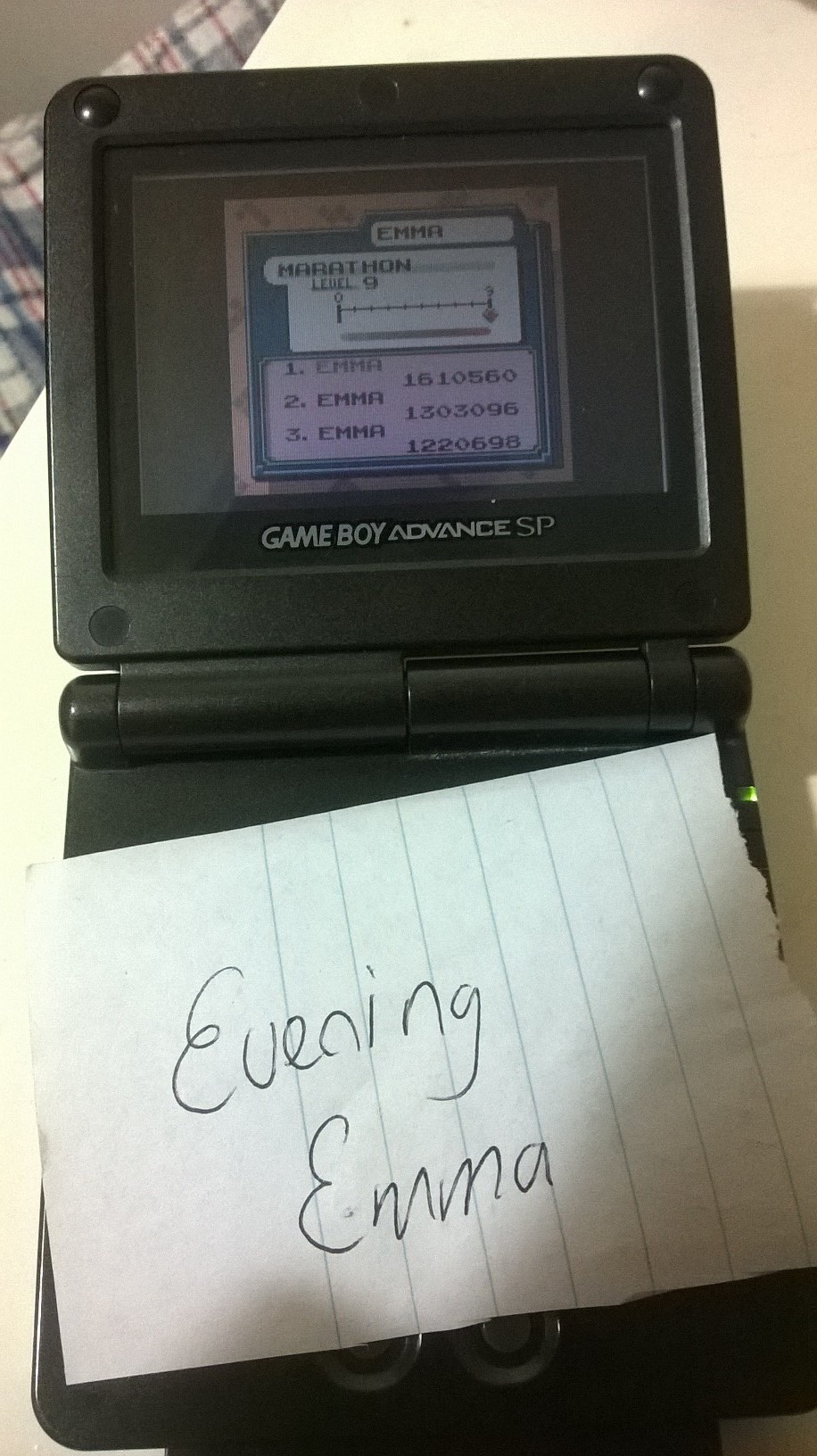 EveningEmma: Tetris DX: Marathon [Points] (Game Boy Color) 1,610,560 points on 2015-07-06 04:19:14