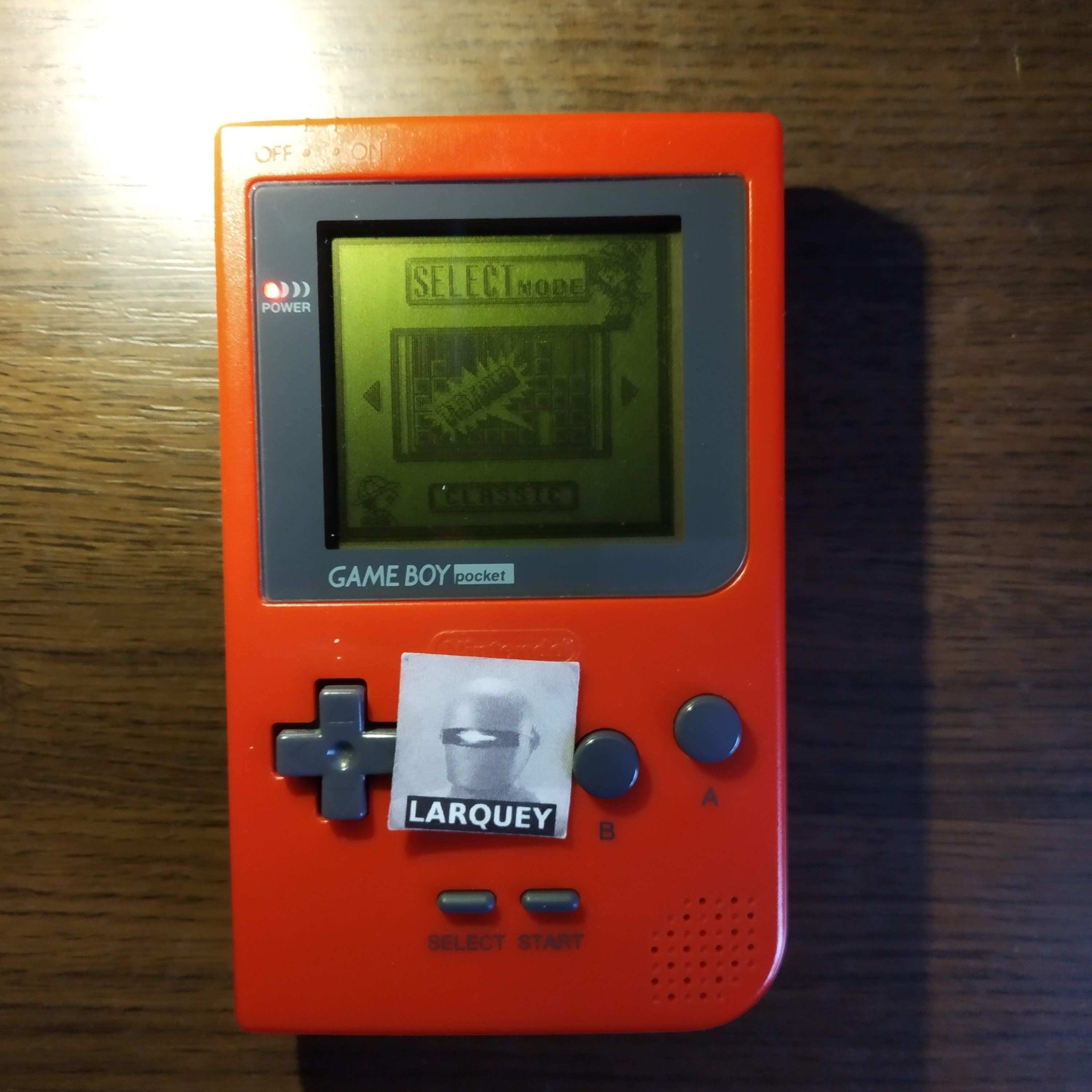 Larquey: Tetris Plus - Classic (Game Boy) 32,085 points on 2020-05-16 09:16:43