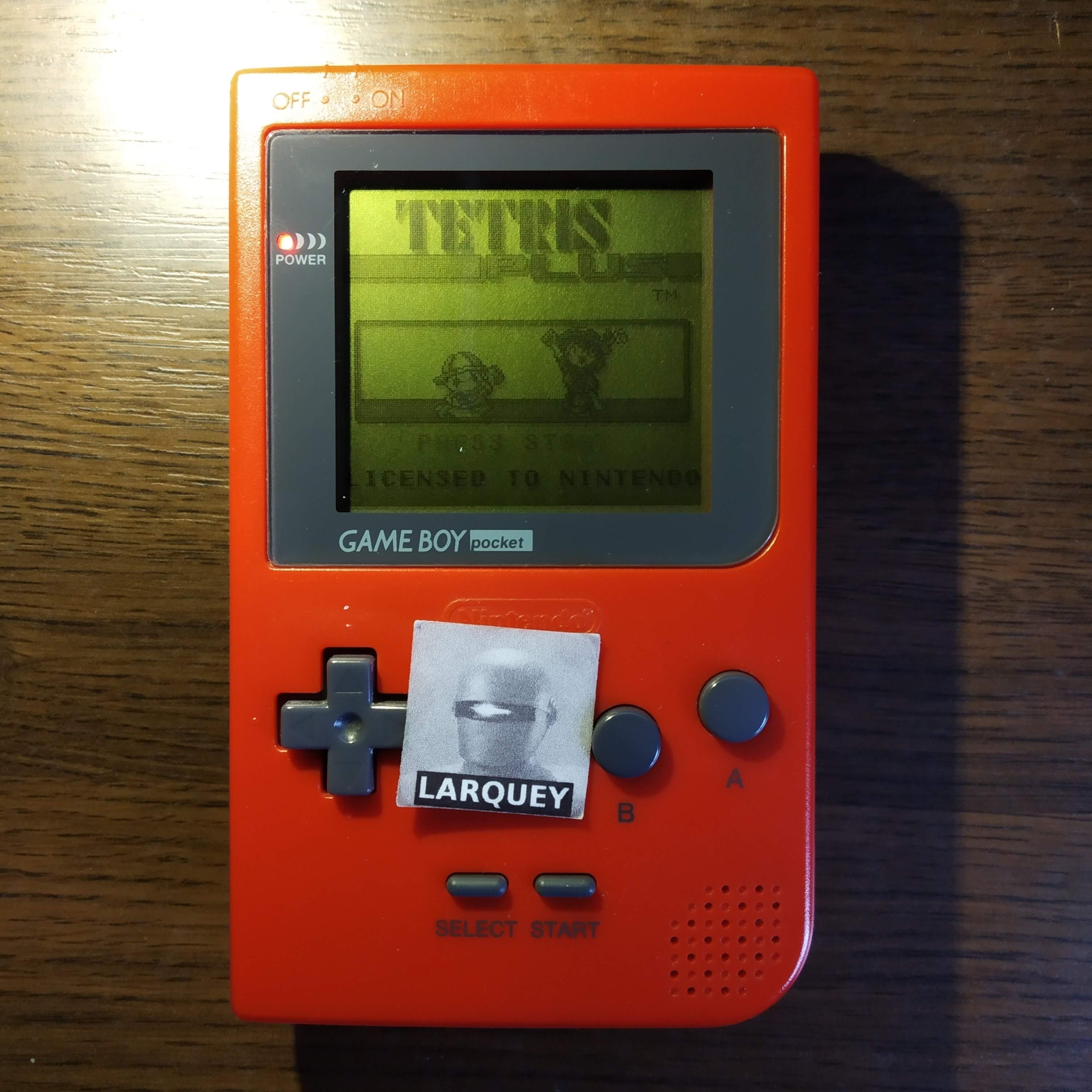 Larquey: Tetris Plus - Puzzle (Game Boy) 22,900 points on 2020-05-16 09:24:47