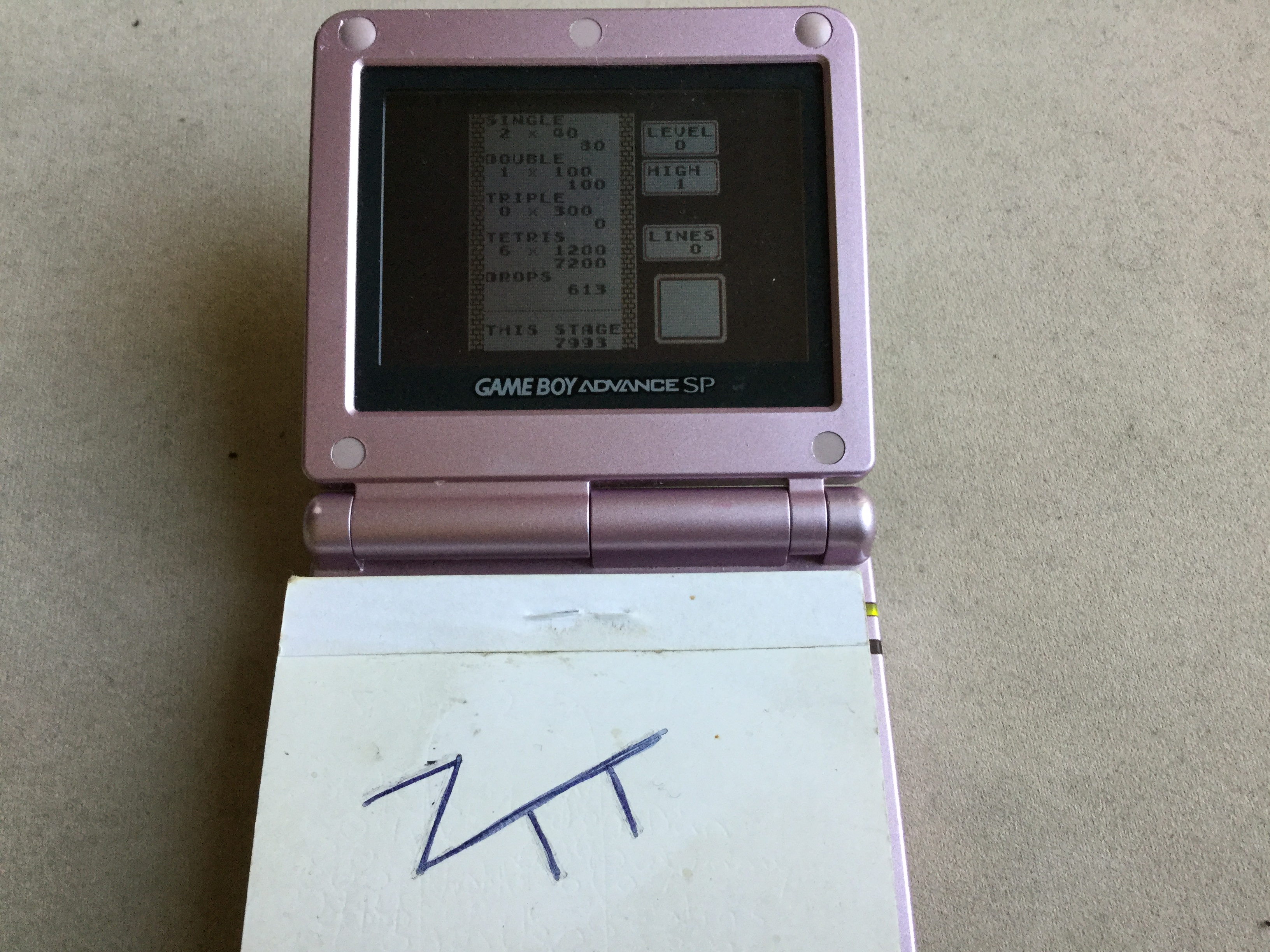 Frankie: Tetris: Type B [Level 0 / High 1] (Game Boy) 7,993 points on 2019-12-31 02:26:58