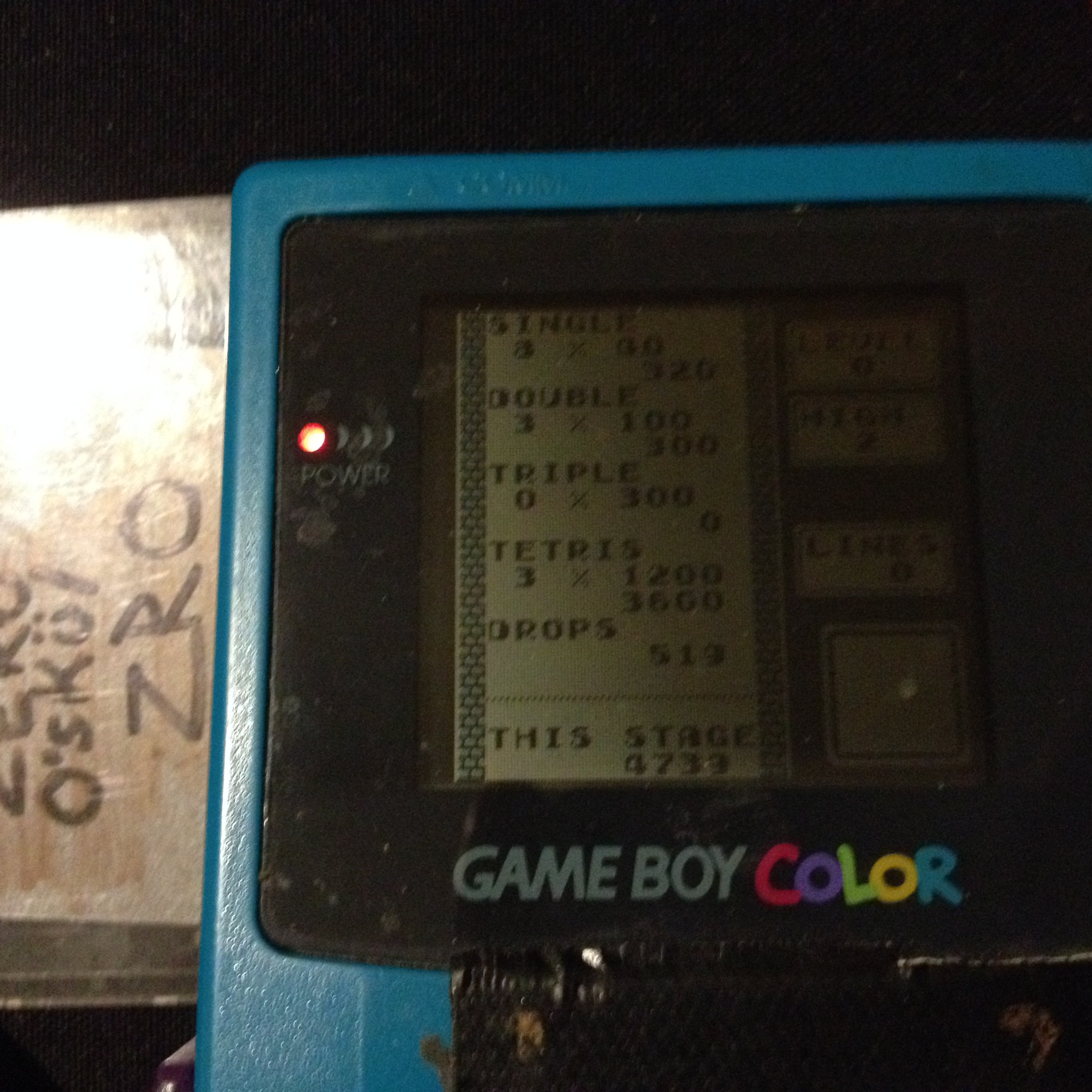 zerooskul: Tetris: Type B [Level 0 / High 2] (Game Boy) 4,739 points on 2019-12-04 21:13:58