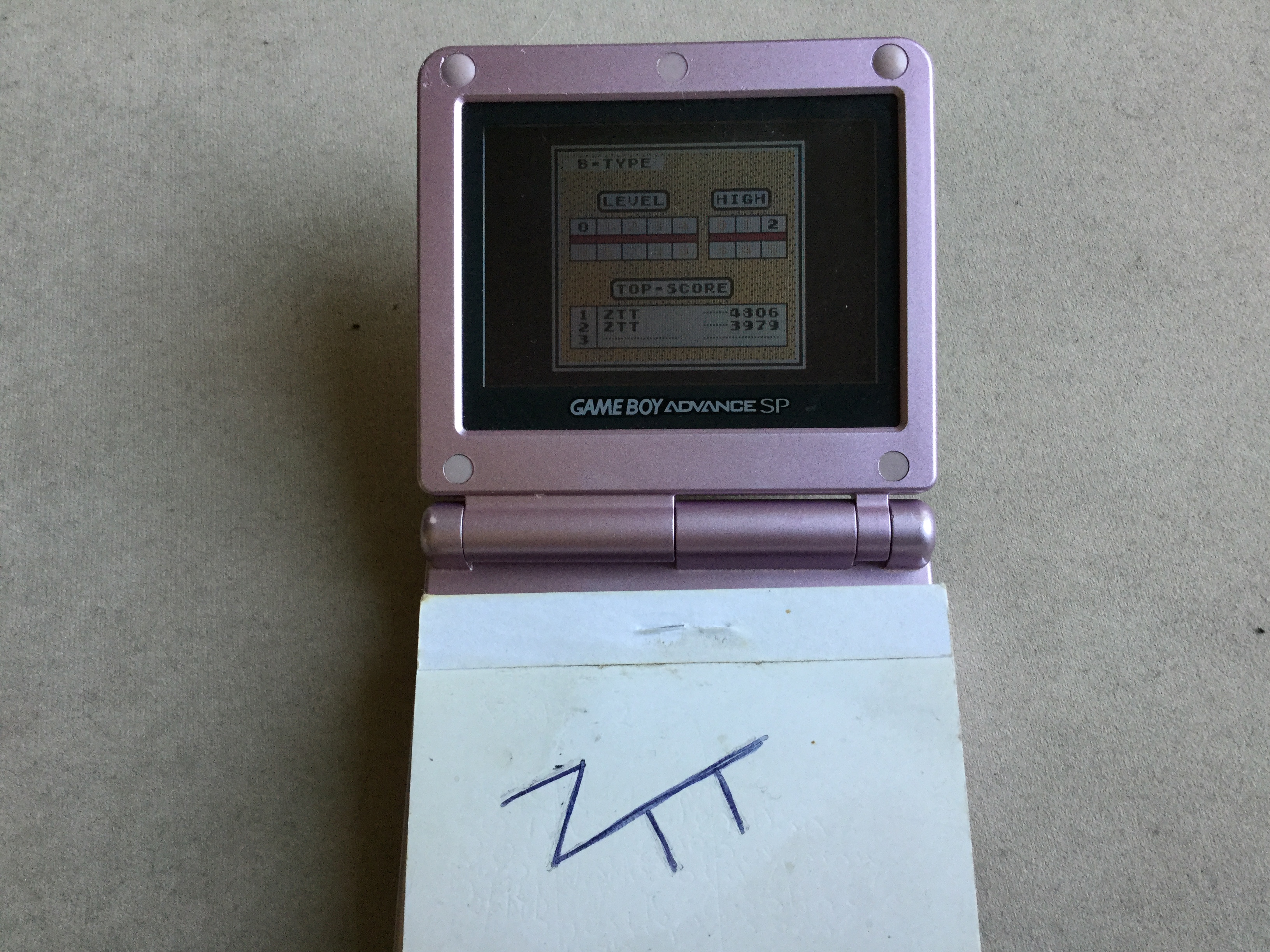 Frankie: Tetris: Type B [Level 0 / High 2] (Game Boy) 4,806 points on 2019-12-31 02:45:24