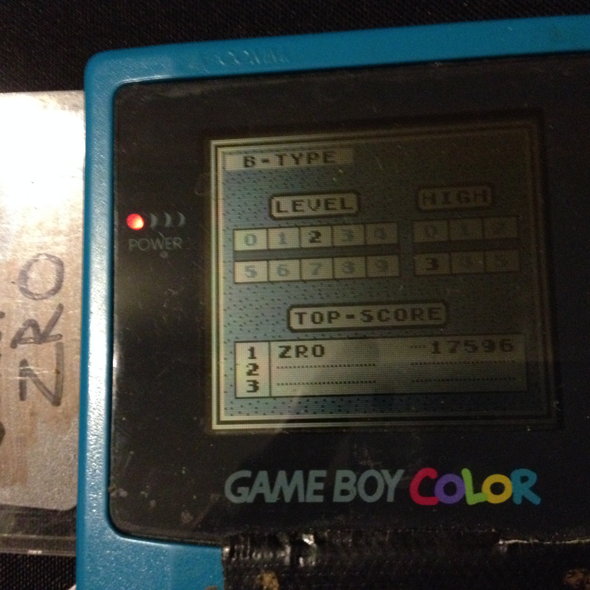 zerooskul: Tetris: Type B [Level 2 / High 3] (Game Boy) 17,596 points on 2019-12-05 22:33:16