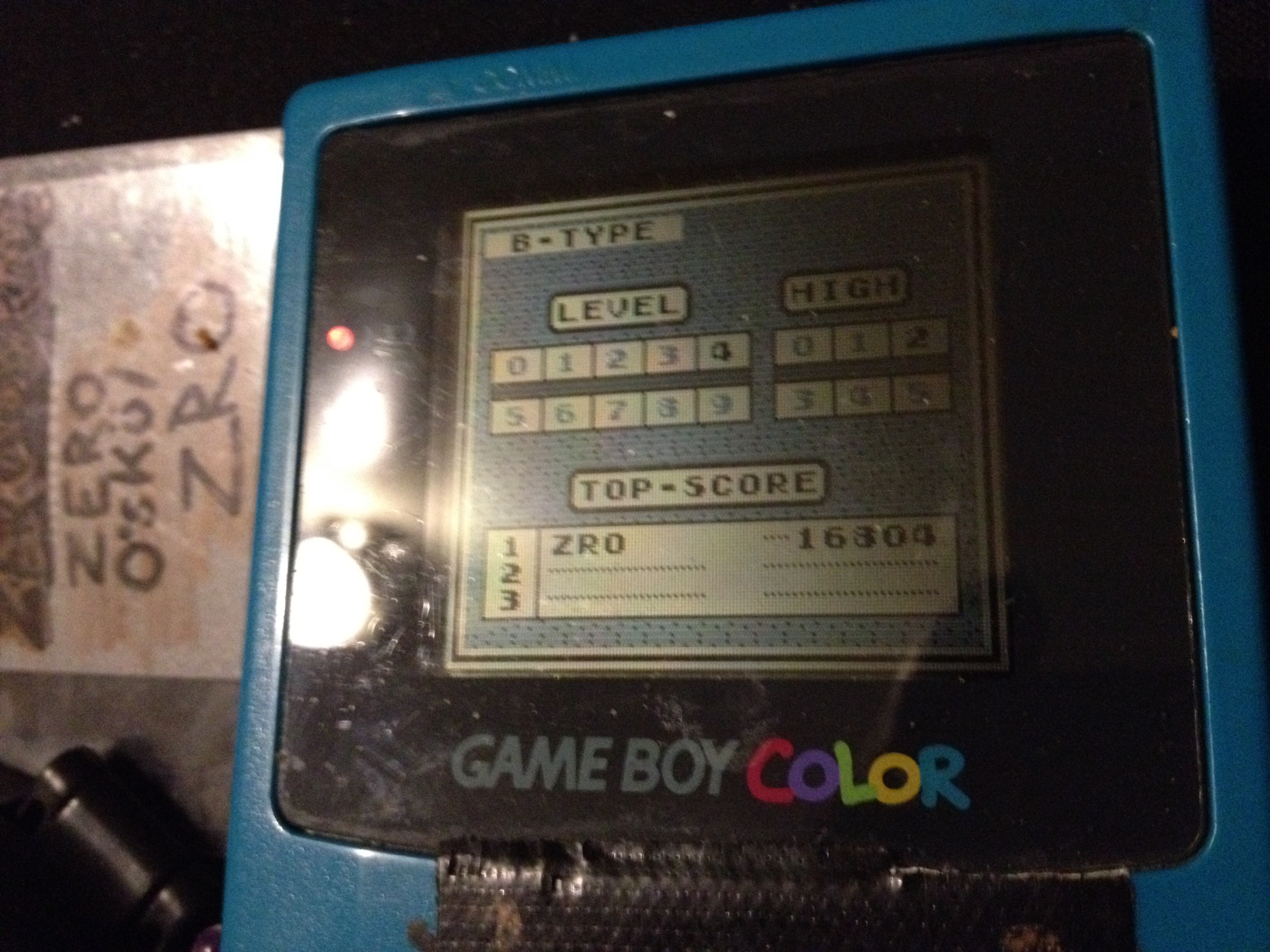 zerooskul: Tetris: Type B [Level 4 / High 2] (Game Boy) 16,804 points on 2019-12-09 11:06:11