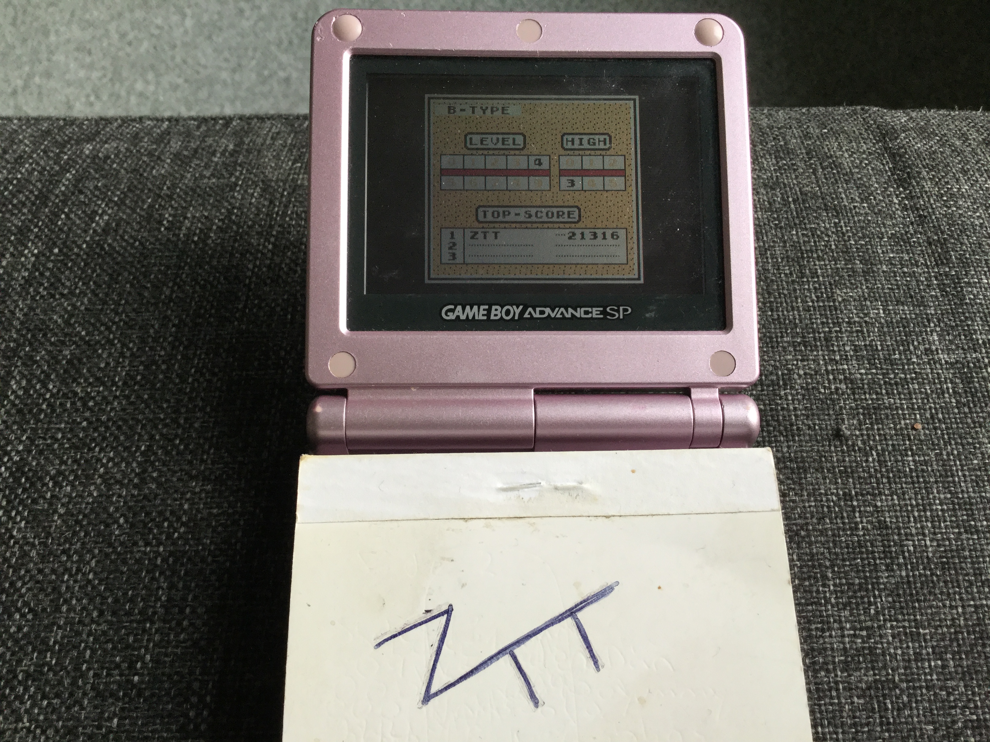 Frankie: Tetris: Type B [Level 4 / High 3] (Game Boy) 21,316 points on 2019-12-01 03:27:21