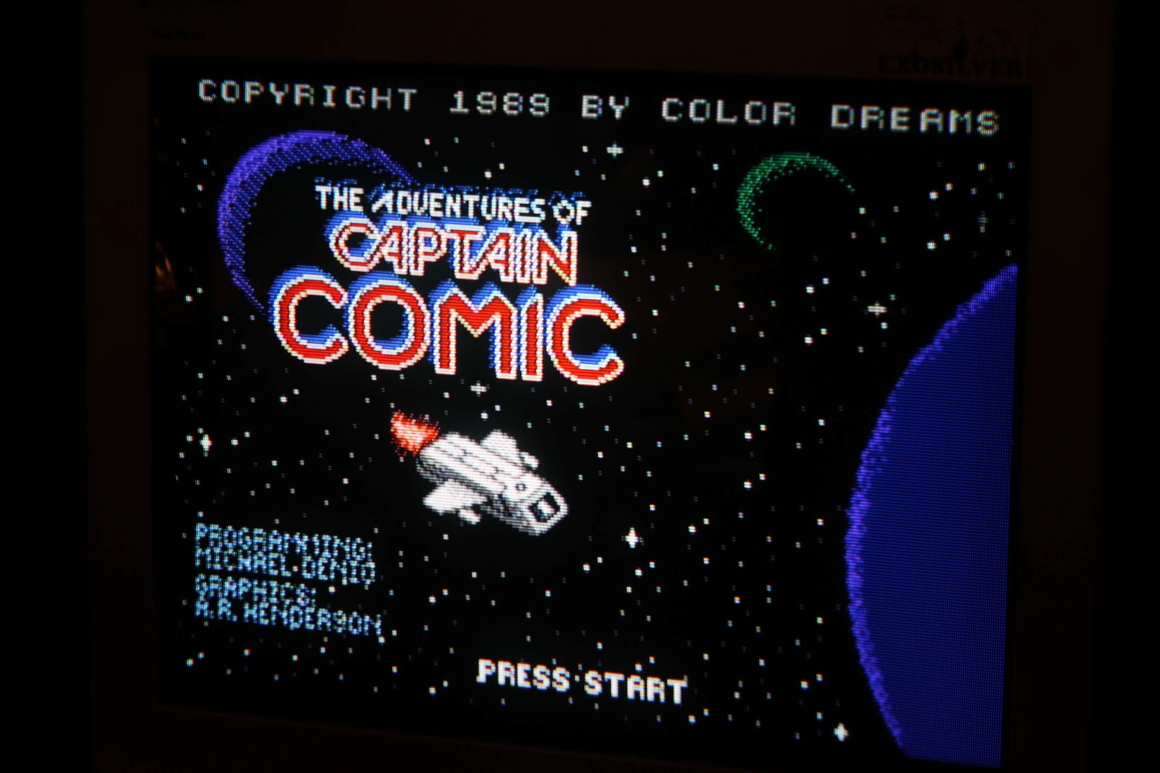 exosilver: The Adventures of Captain Comic (NES/Famicom) 23,100 points on 2016-11-15 18:20:33