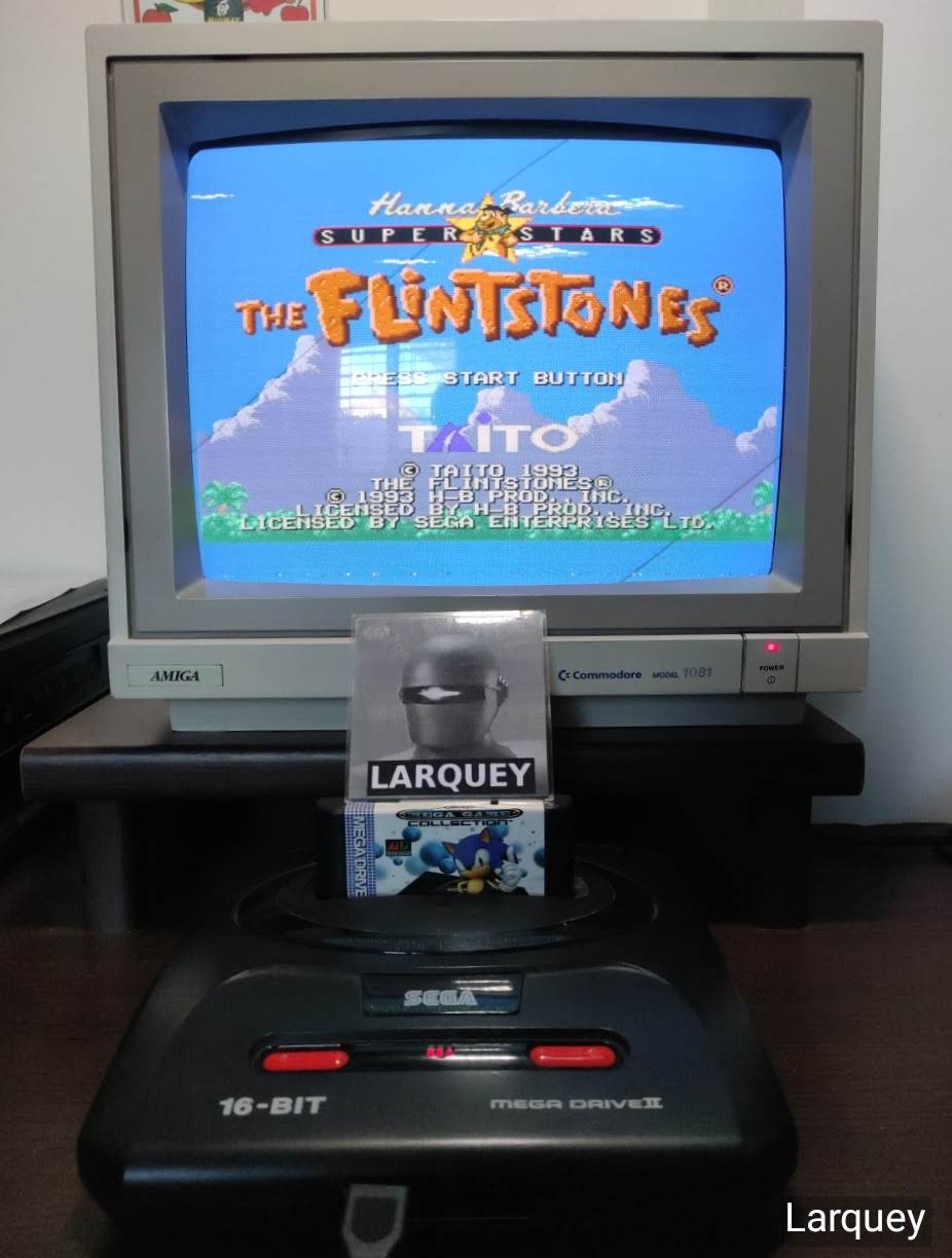 Larquey: The Flintstones (Sega Genesis / MegaDrive) 25,500 points on 2021-09-25 03:48:46