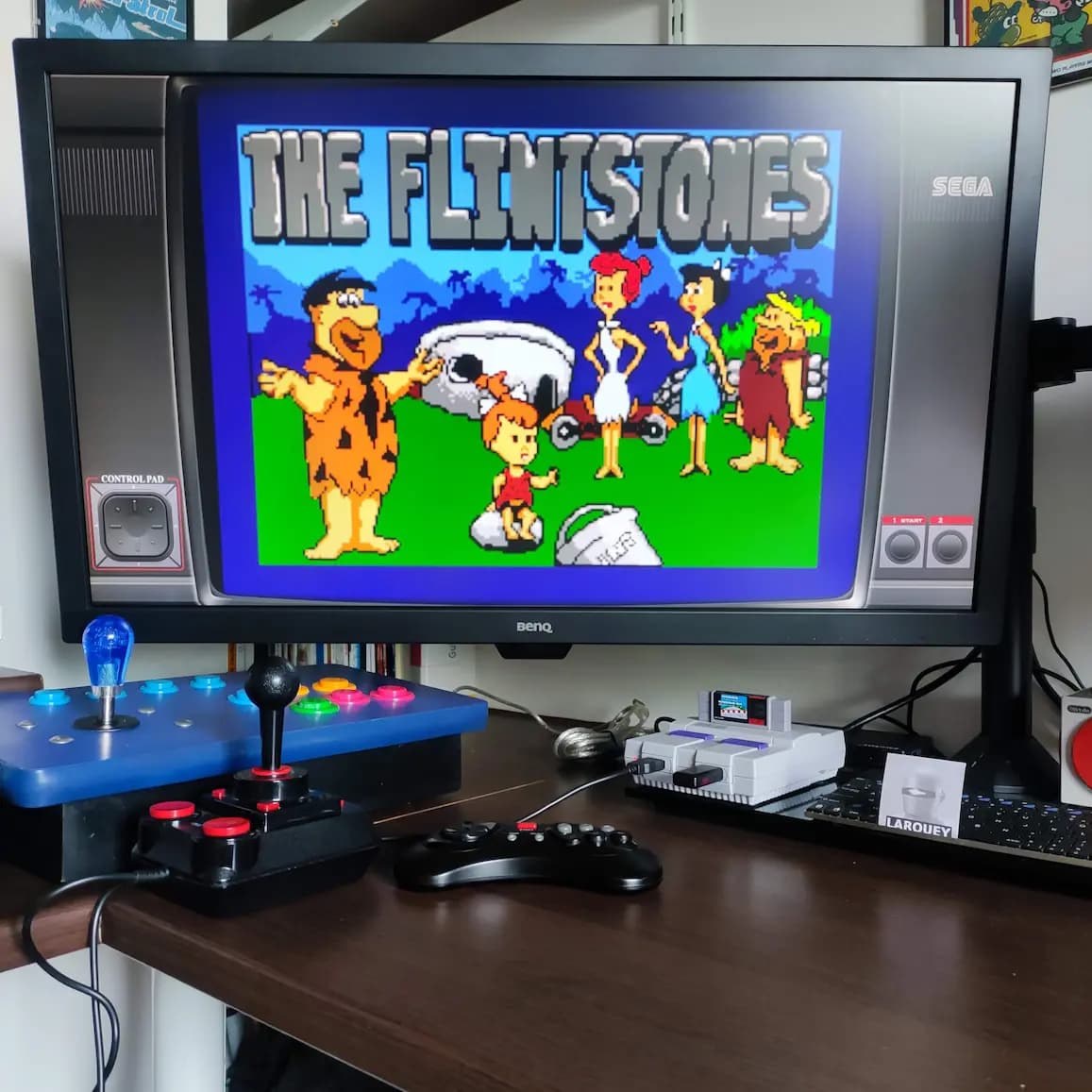 Larquey: The Flintstones (Sega Master System Emulated) 8,980 points on 2022-07-07 07:35:46