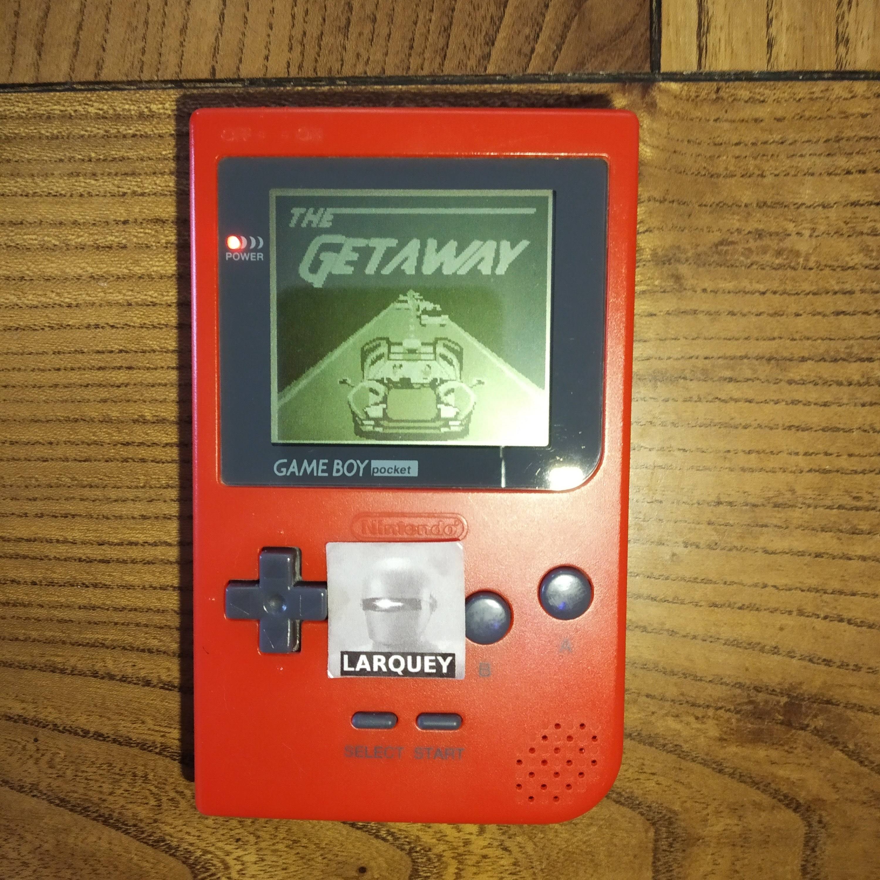 Larquey: The Getaway: High Speed II (Game Boy) 35,353,200 points on 2020-06-04 09:31:20