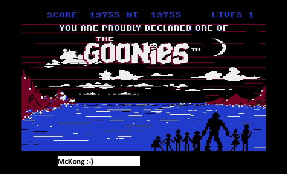 The Goonies 19,755 points