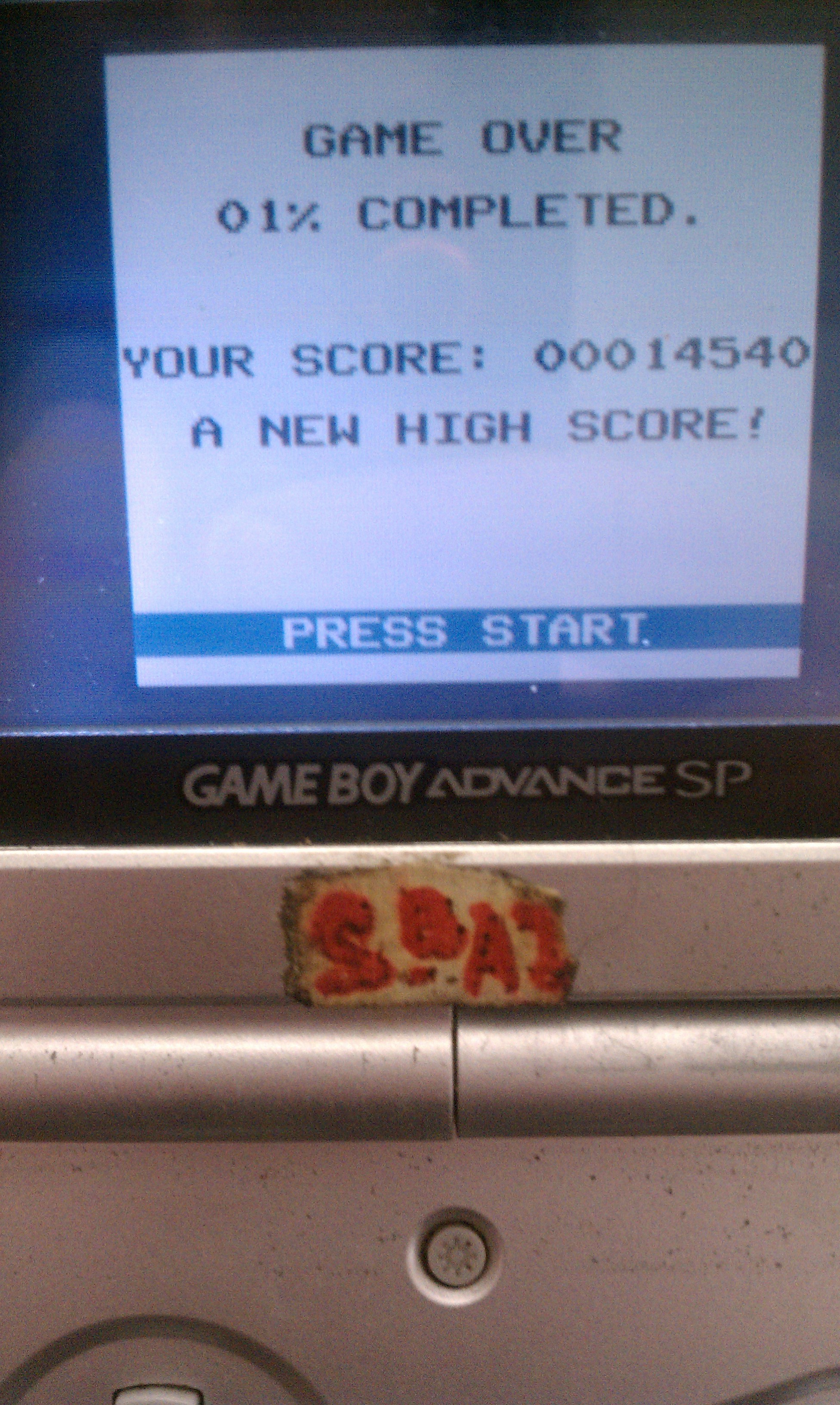 S.BAZ: The Lawnmower Man (Game Boy) 14,540 points on 2020-03-15 22:40:15