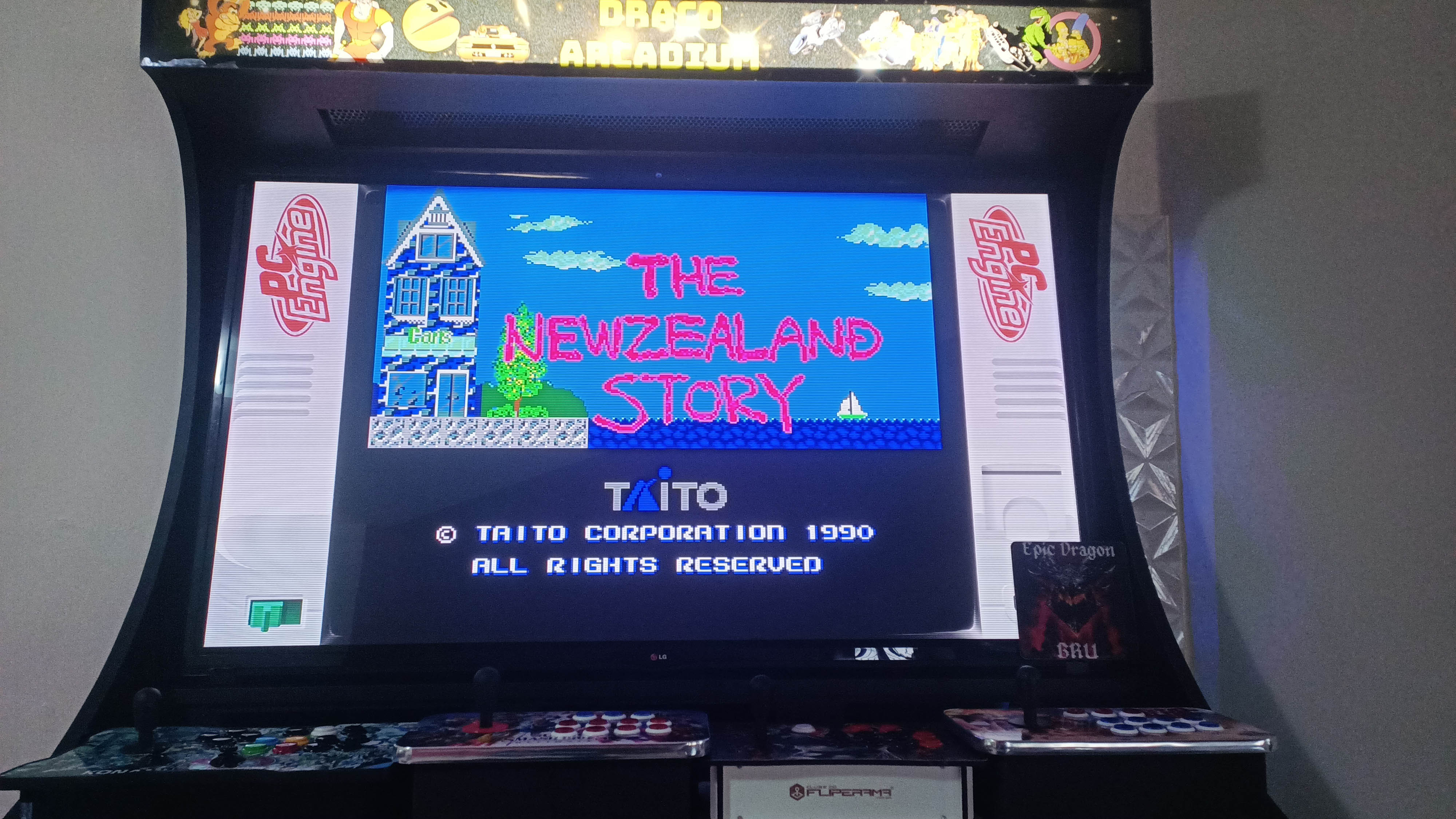 EpicDragon: The New Zealand Story (TurboGrafx-16/PC Engine Emulated) 107,180 points on 2023-07-24 17:48:50