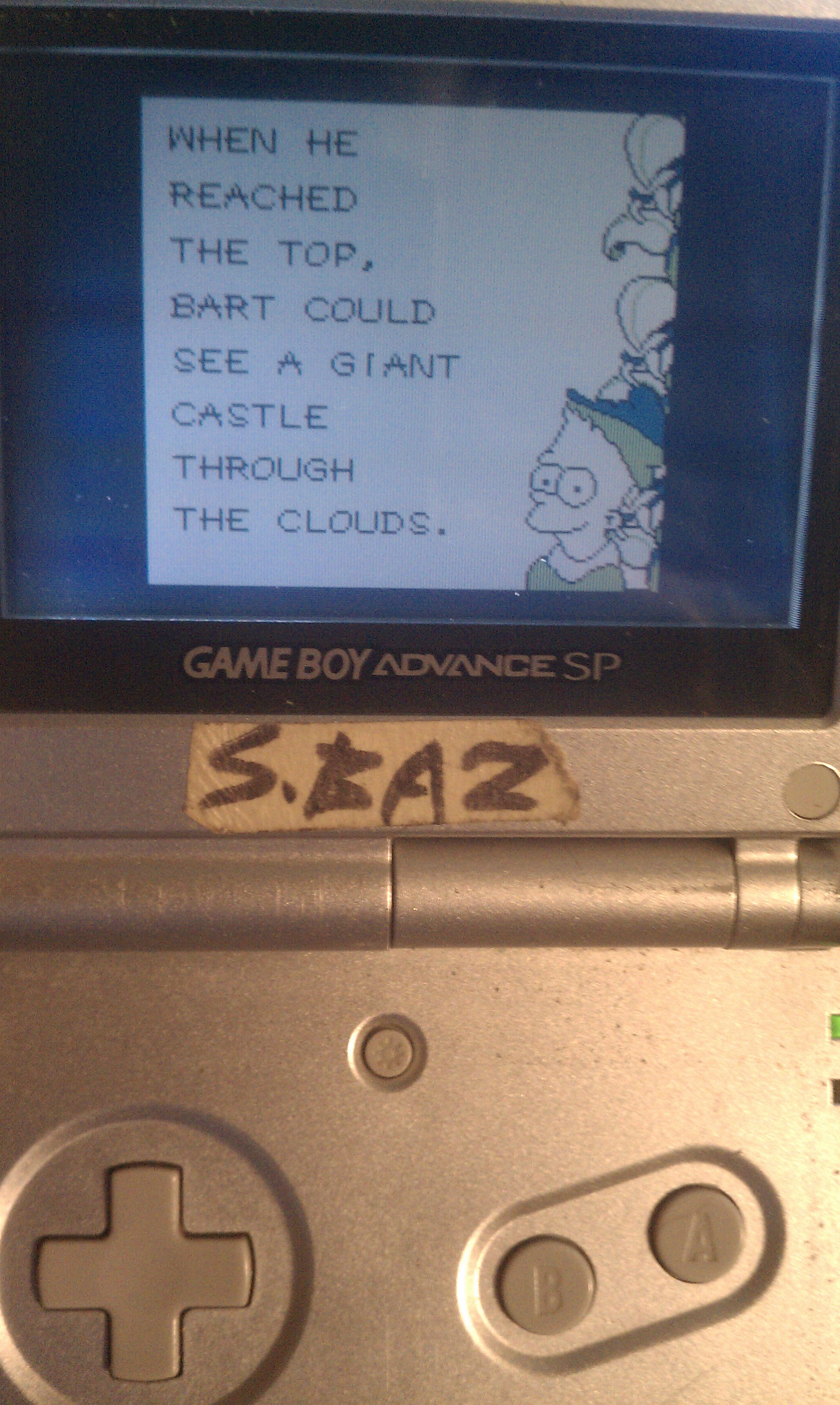 S.BAZ: The Simpsons: Bart And The Beanstalk (Game Boy) 28,800 points on 2016-07-28 16:49:14