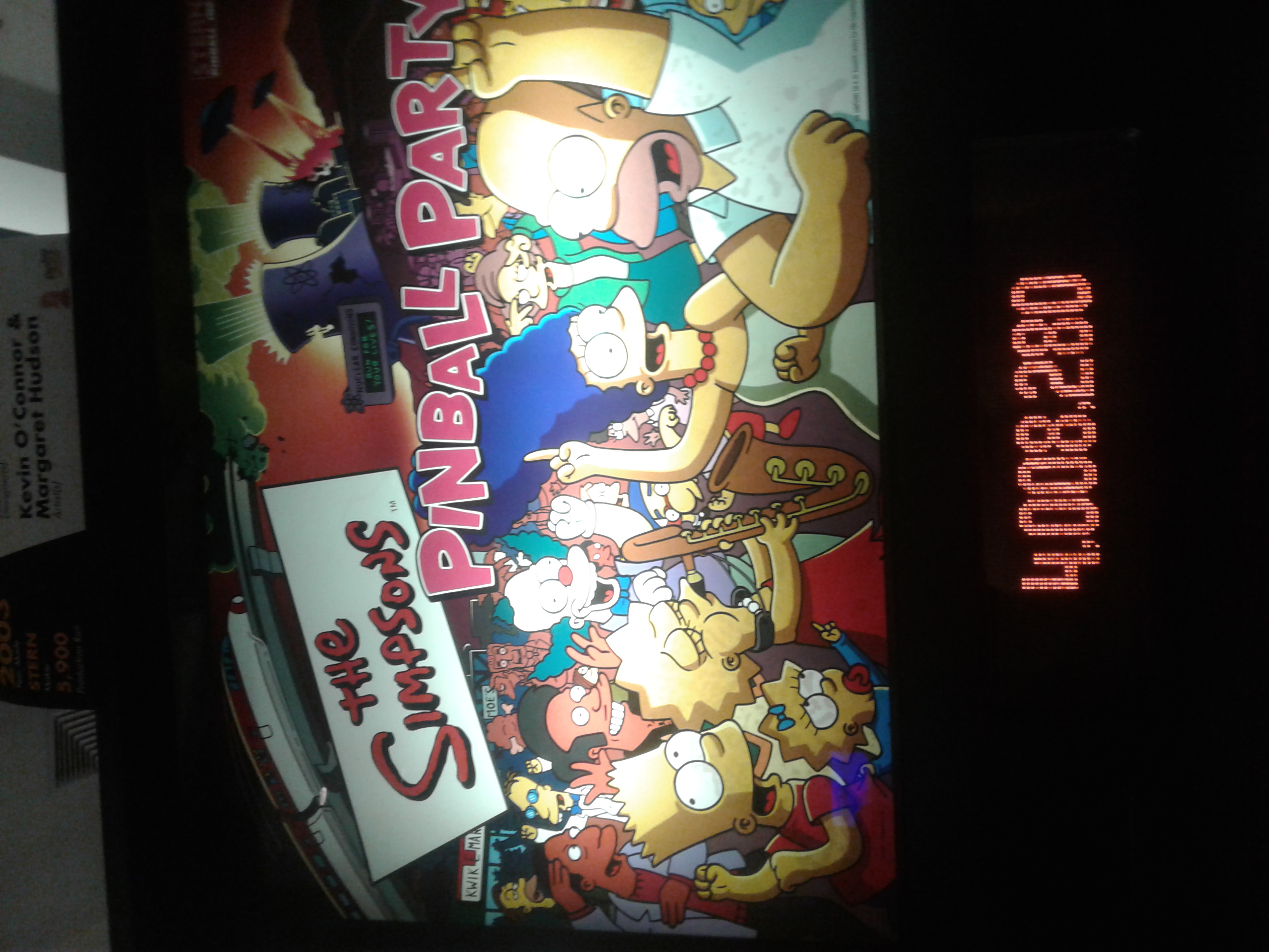 Mark: The Simpsons Pinball Party (Pinball: 5 Balls) 4,008,280 points on 2019-01-01 22:21:42