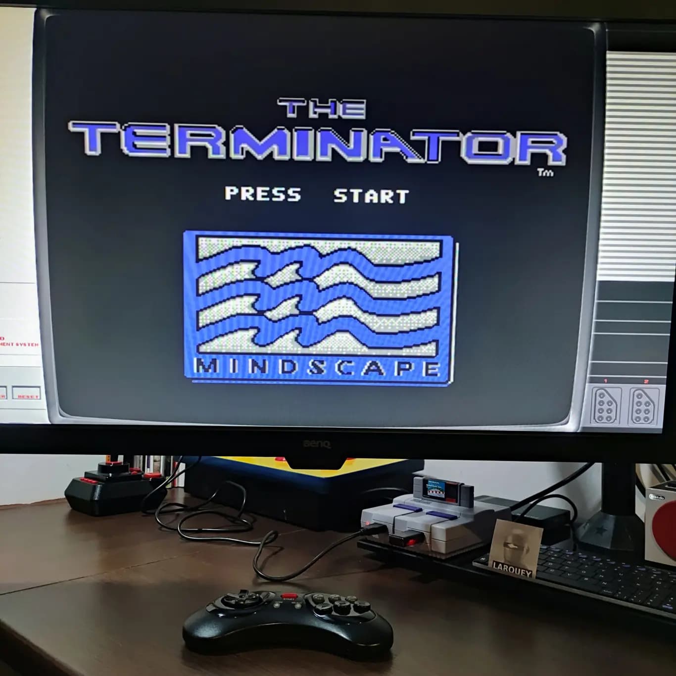 Larquey: The Terminator (NES/Famicom Emulated) 27,900 points on 2022-08-18 09:25:24