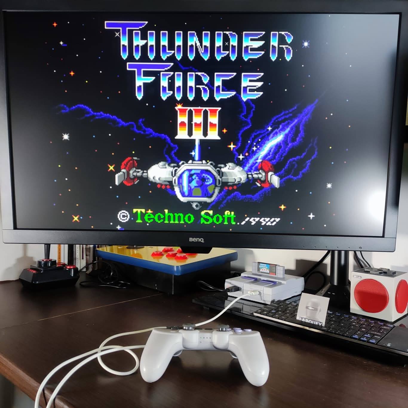 Larquey: Thunder Force III [Mania] (Sega Genesis / MegaDrive Emulated) 8,240 points on 2022-12-11 03:06:45