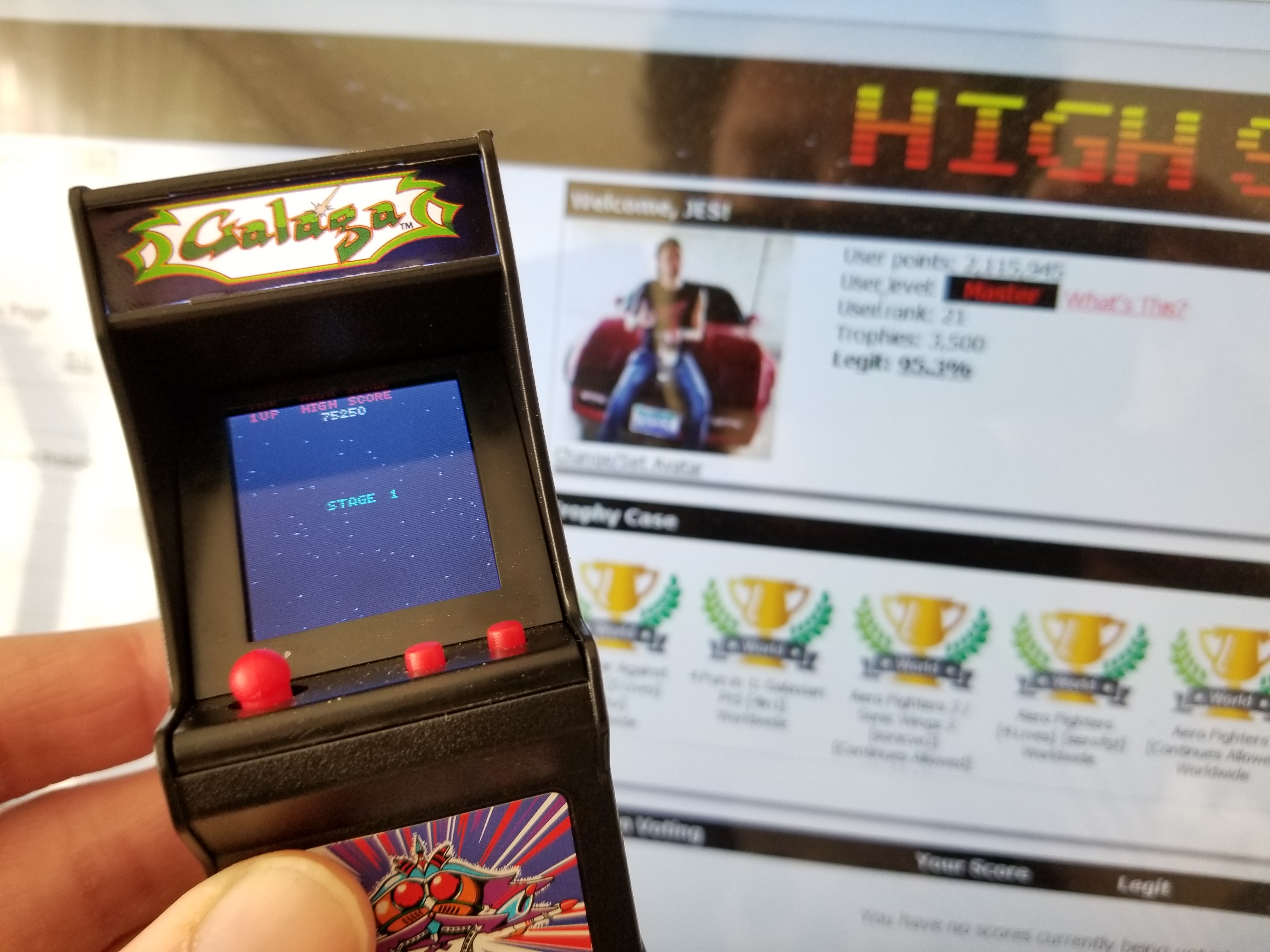 JES: Tiny Arcade: Galaga (Dedicated Handheld) 75,250 points on 2018-11-07 14:49:42