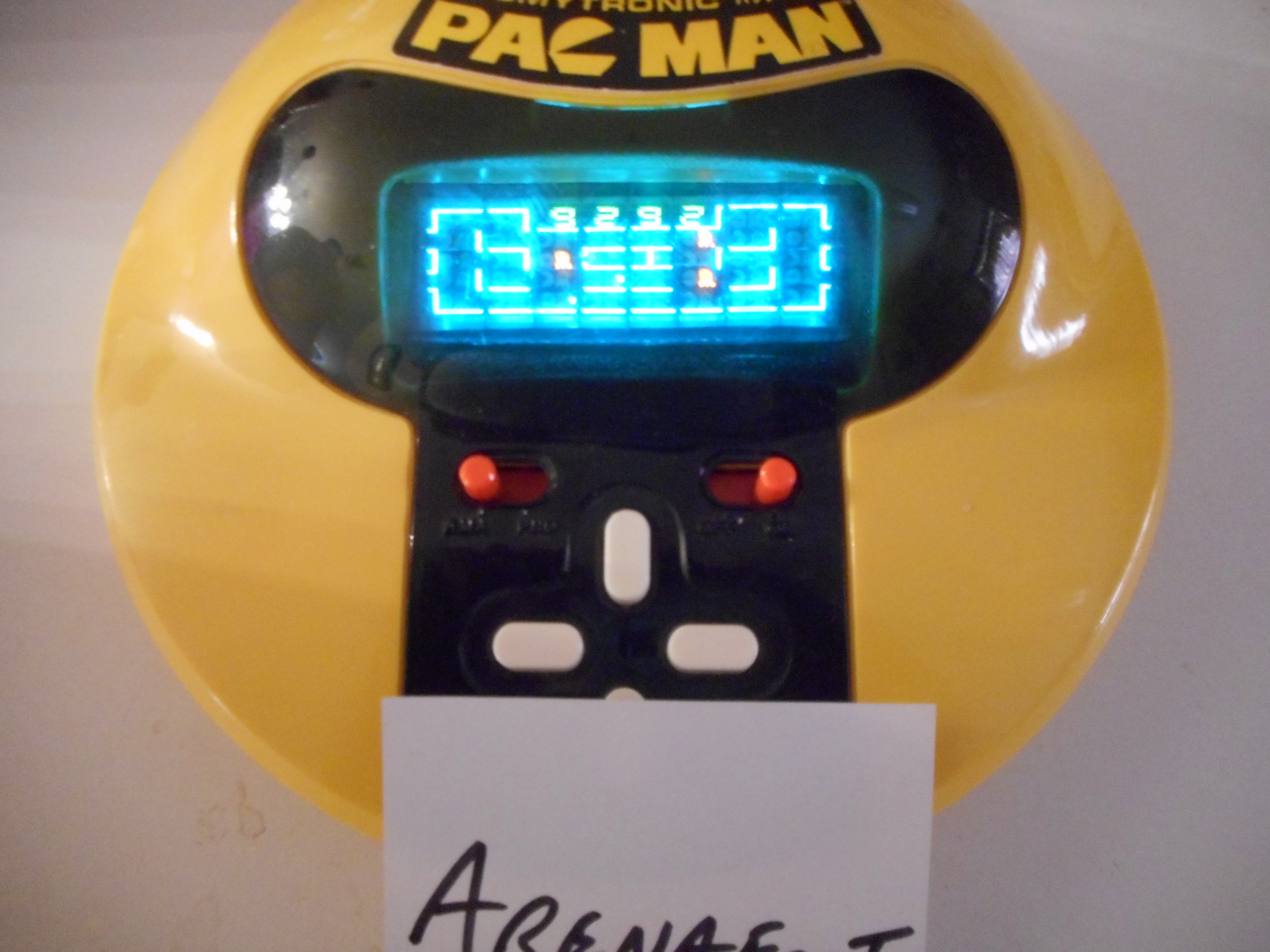 arenafoot: TomyTronic Pac-Man (Dedicated Handheld) 9,292 points on 2017-10-06 10:57:47