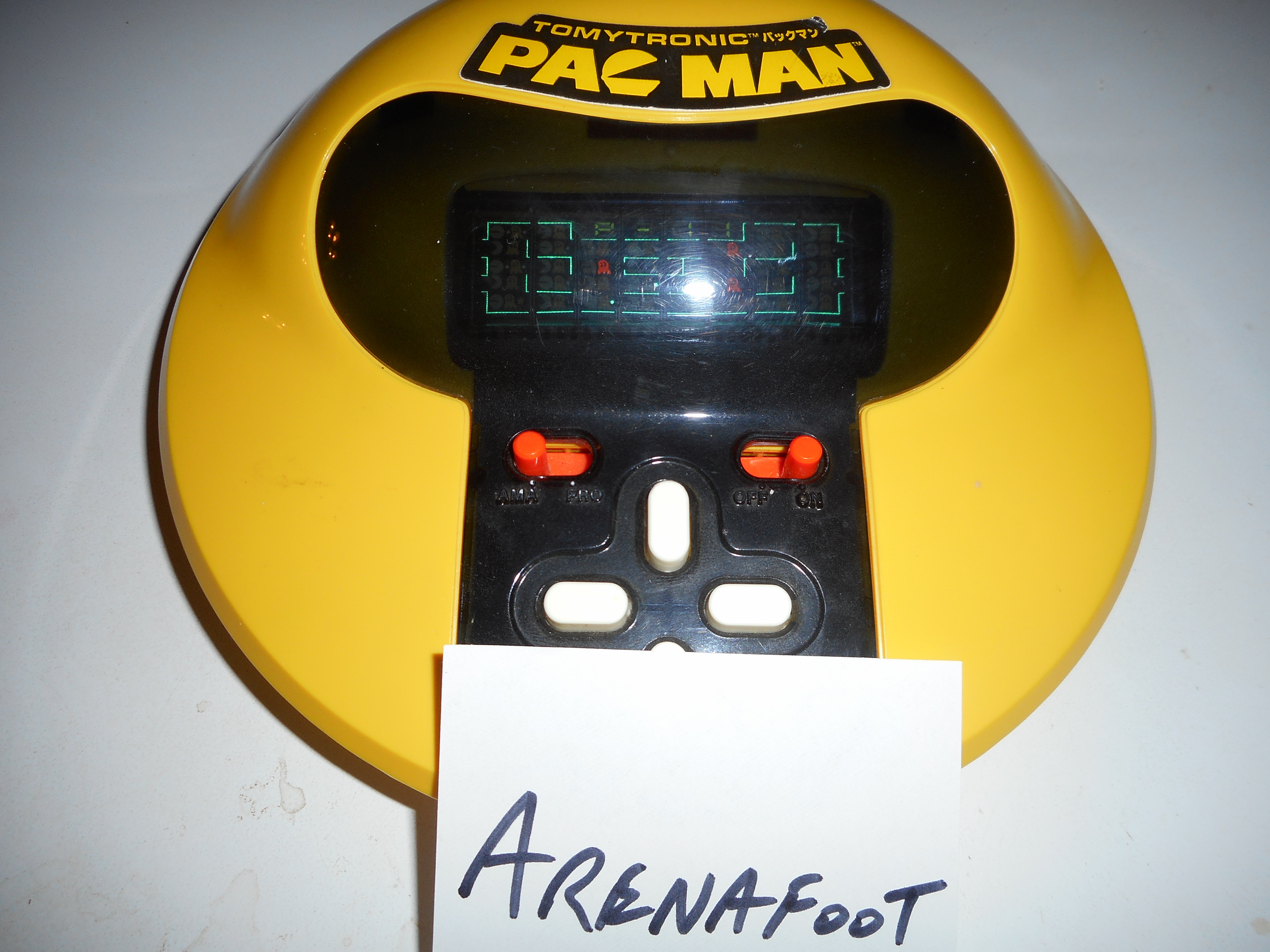 arenafoot: TomyTronic Pac-Man (Dedicated Handheld) 9,292 points on 2017-10-06 10:57:47