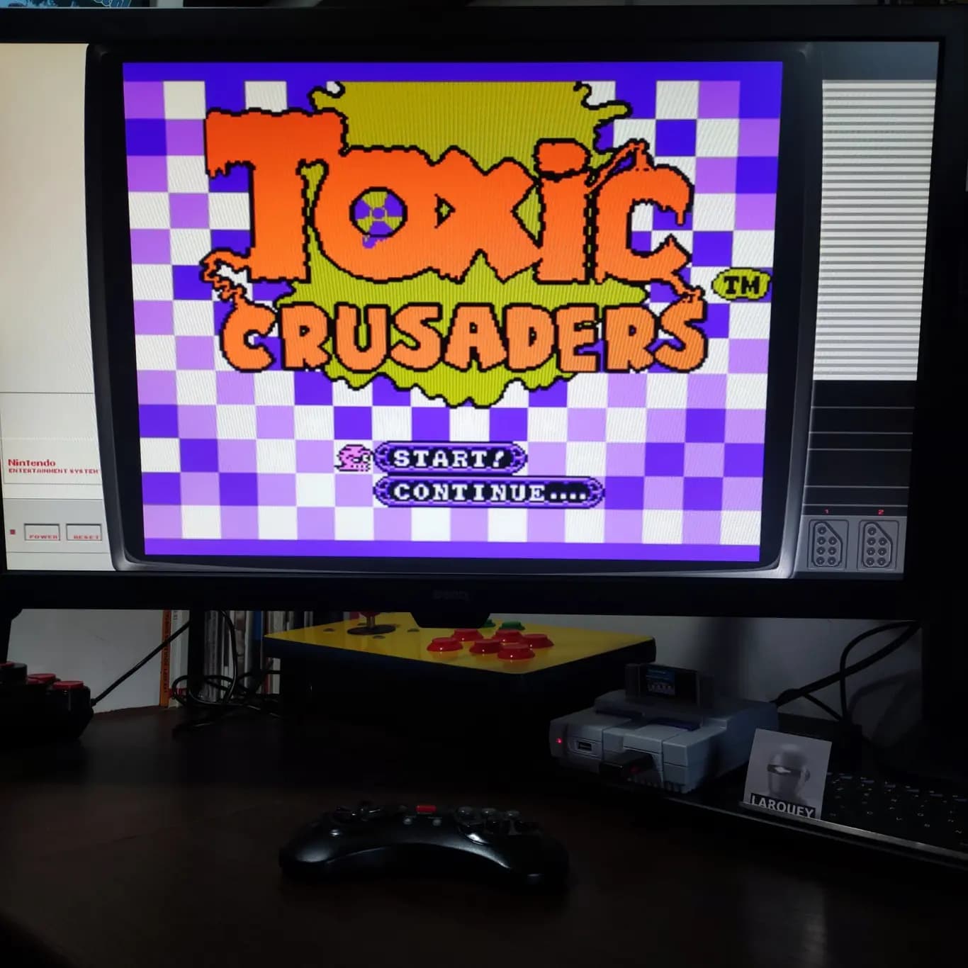 Larquey: Toxic Crusaders (NES/Famicom Emulated) 3,800 points on 2022-08-08 02:12:24