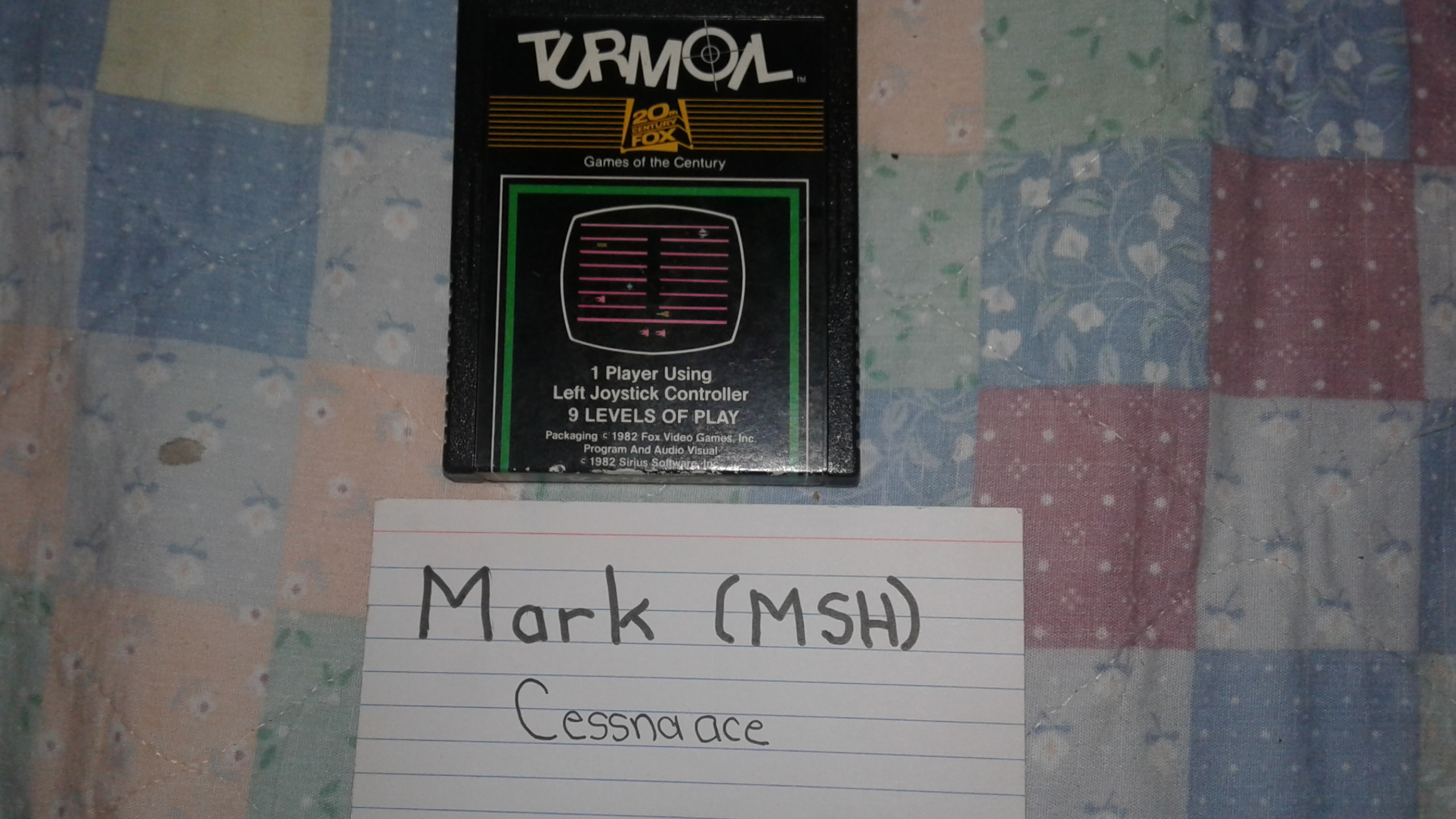 Mark: Turmoil (Atari 2600) 40,280 points on 2020-05-24 01:25:54