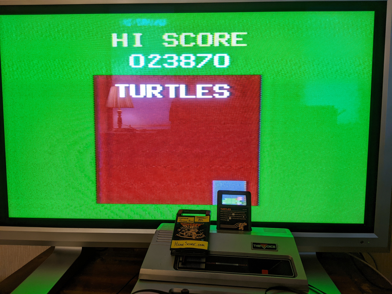 PickaxePete: Turtles (Odyssey 2 / Videopac) 23,870 points on 2023-01-02 23:41:21