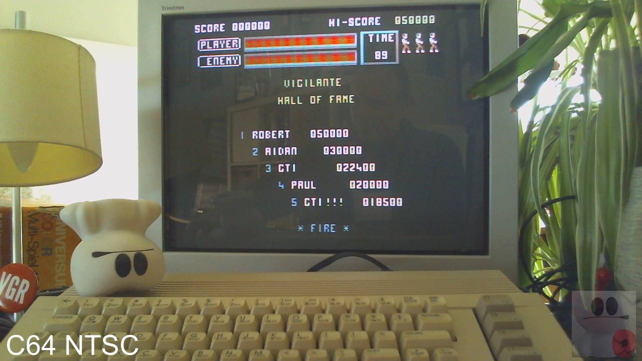 GTibel: Vigilante (Commodore 64) 22,400 points on 2020-02-17 06:18:38