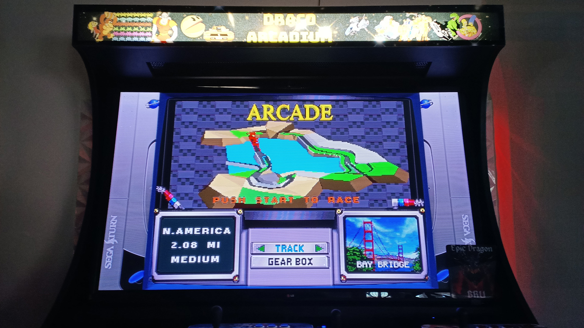 EpicDragon: Virtua Racing [Arcade/Bay Bridge] (Sega Saturn Emulated) 0:02:57 points on 2022-08-24 17:49:37