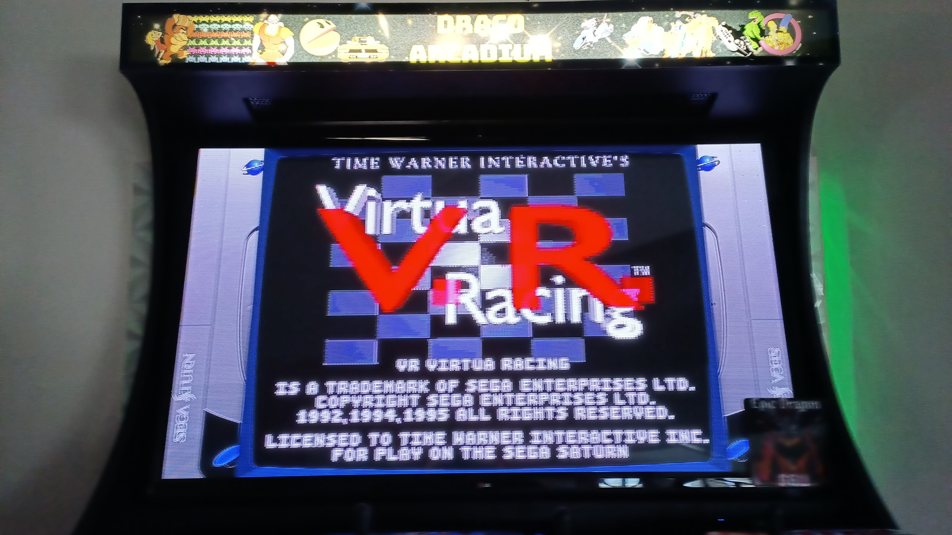 EpicDragon: Virtua Racing [Big Forest/Arcade/Total Time] (Sega Saturn Emulated) 0:02:31.92 points on 2022-08-24 17:51:03
