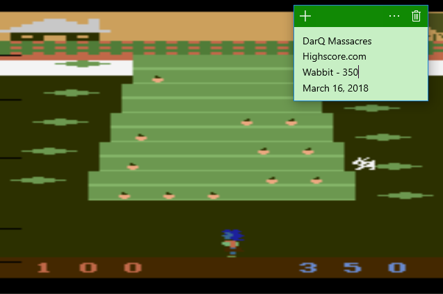 DarQMassacres: Wabbit (Atari 2600 Emulated Novice/B Mode) 350 points on 2018-03-16 06:32:04