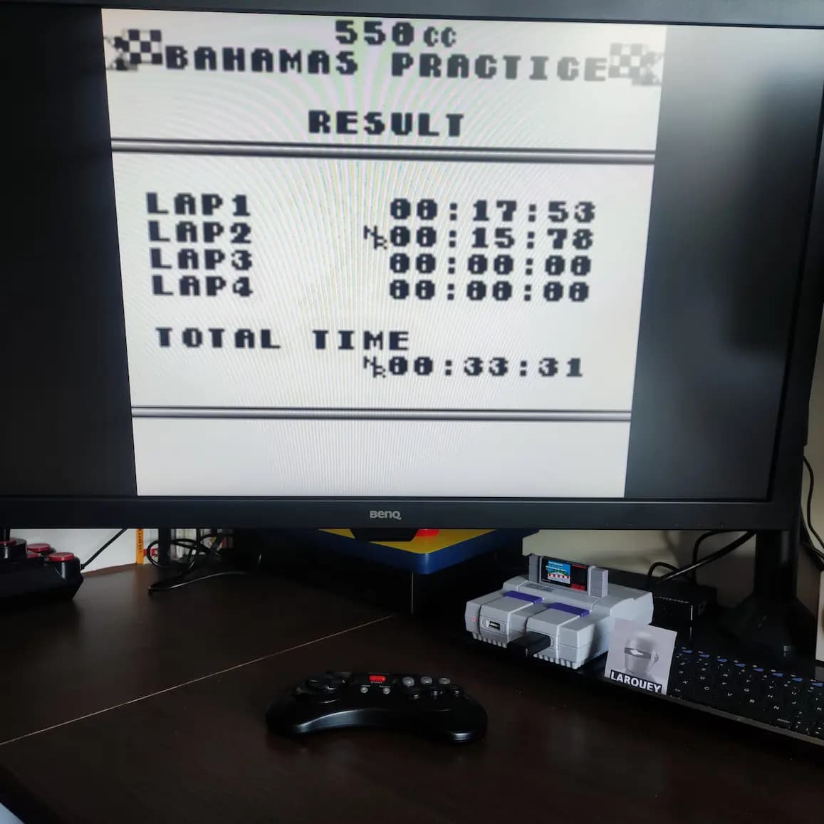 Larquey: Wave Race: Circuit 1: Bahamas [550cc][Total Time] (Game Boy Emulated) 0:00:33.31 points on 2022-08-04 03:56:30