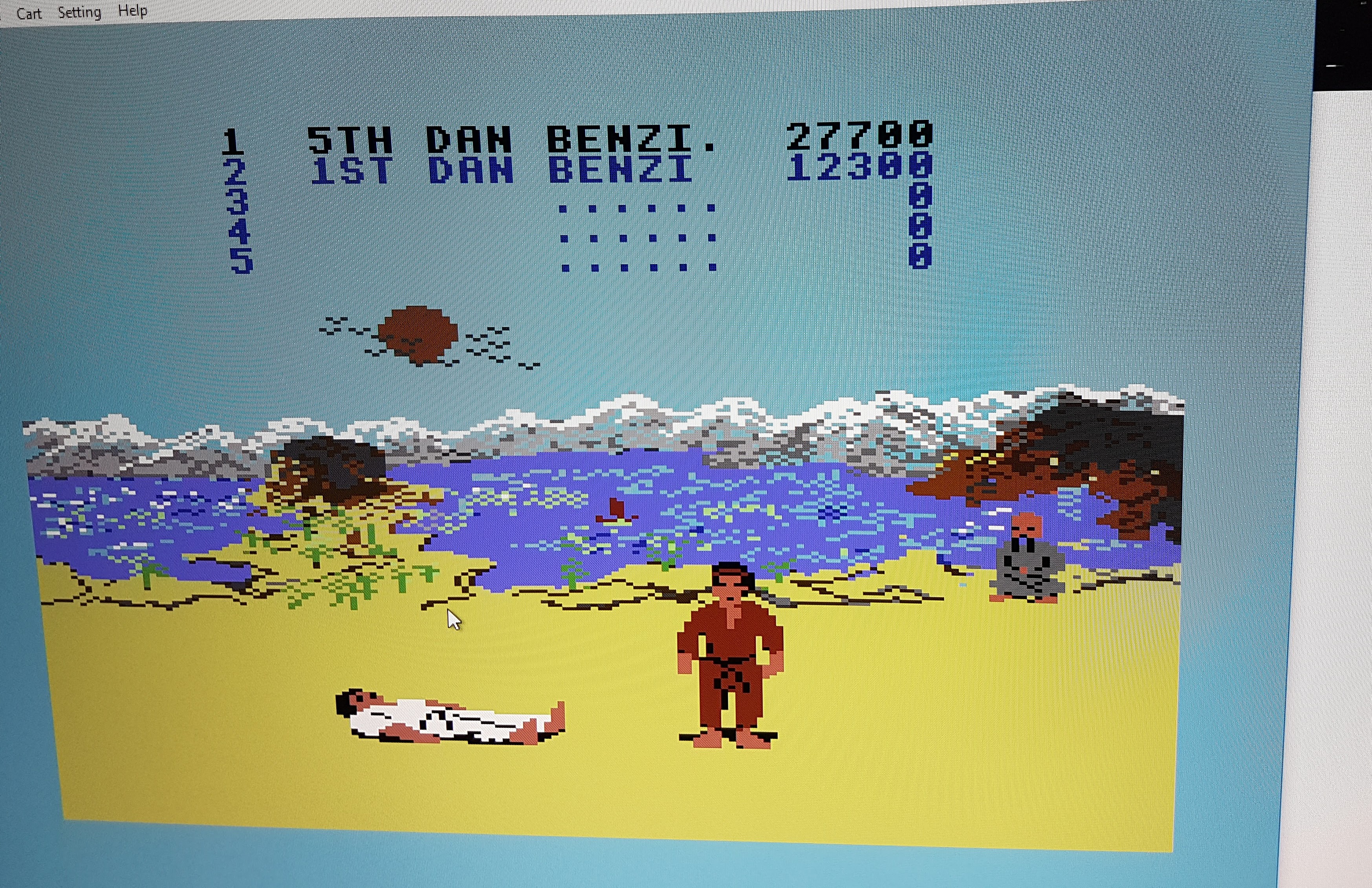 Benzi: Way of the Exploding Fist (Commodore 64 Emulated) 27,700 points on 2016-11-07 05:51:36