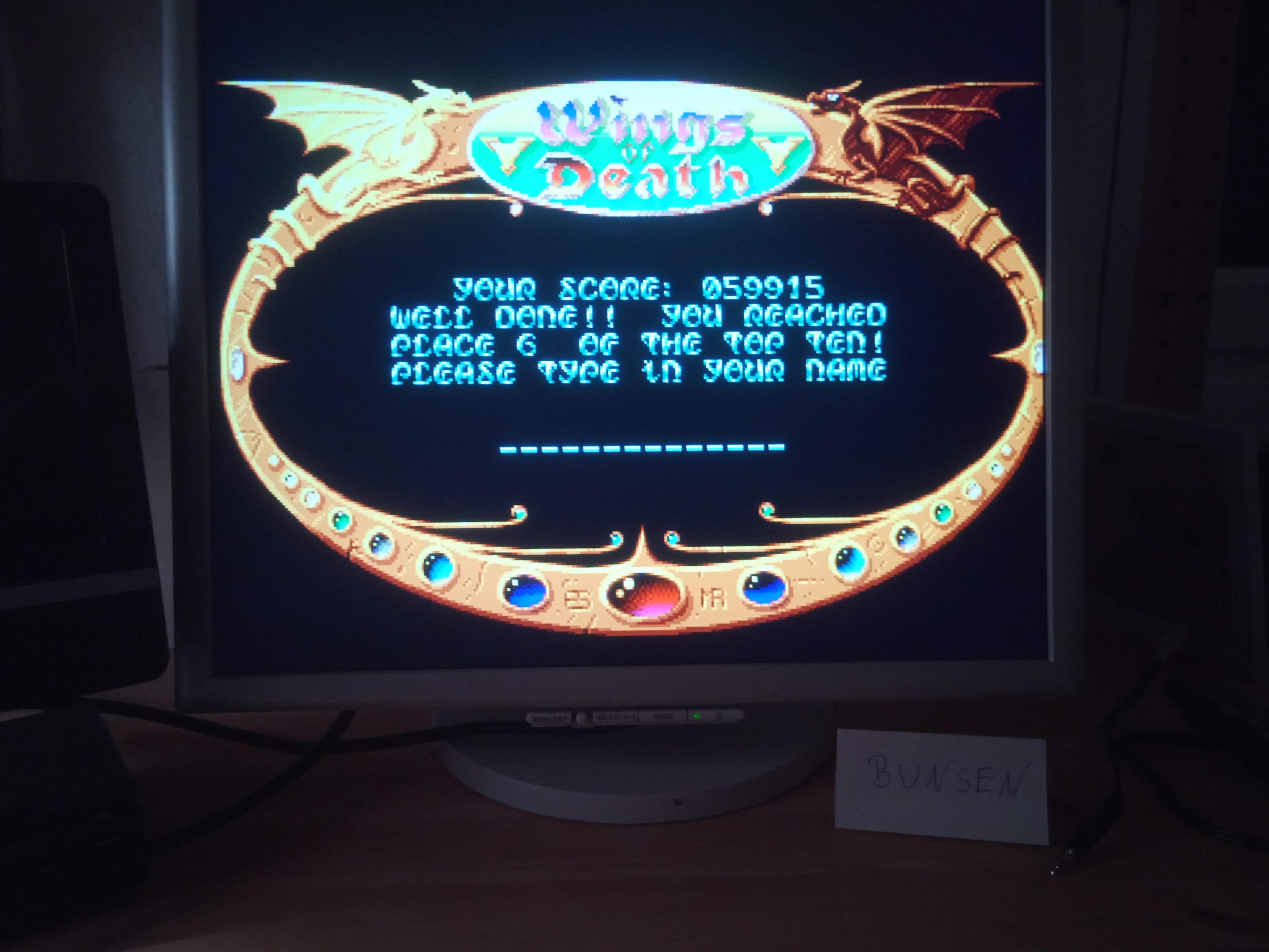 Wings of Death 59,915 points
