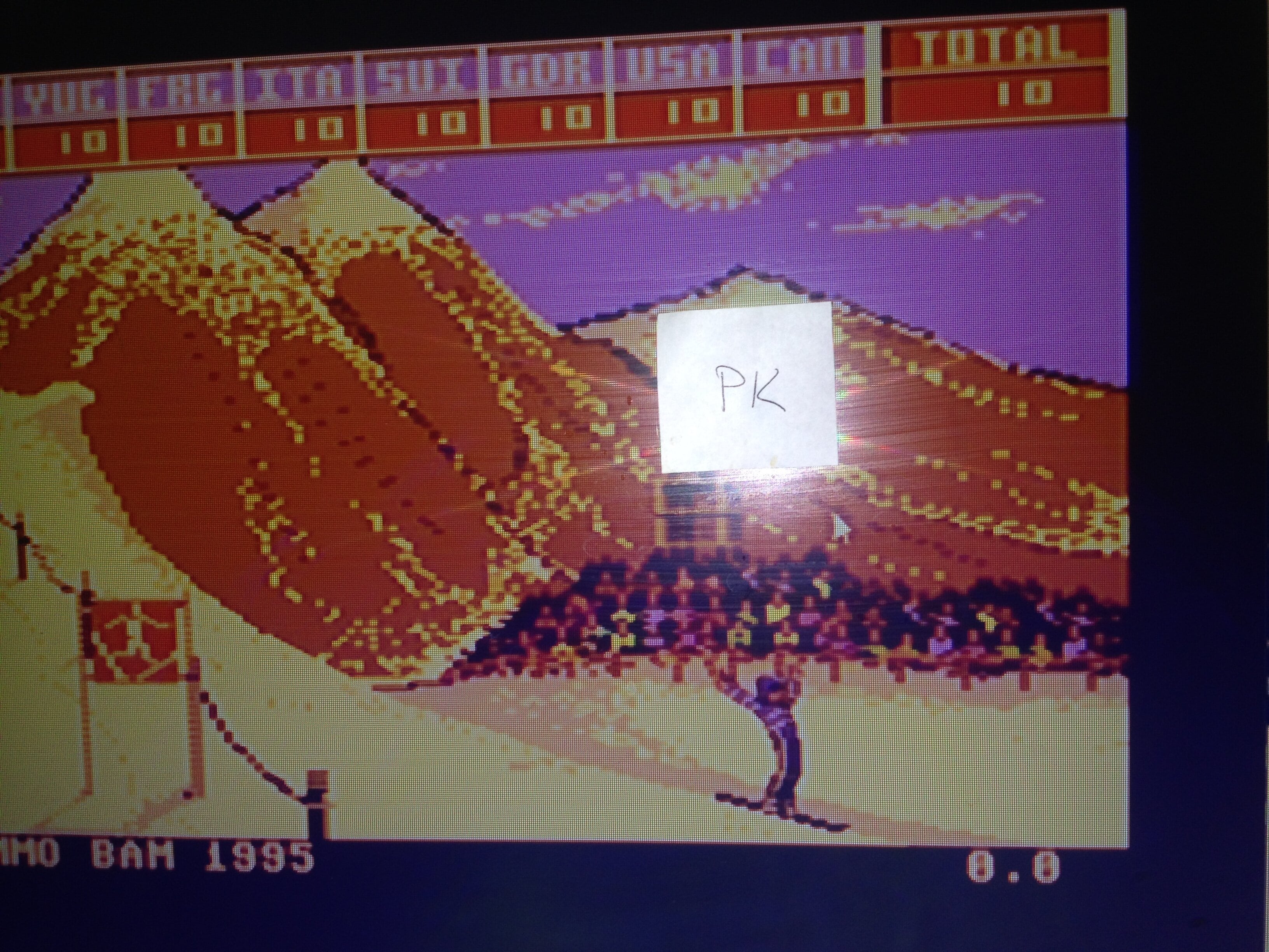 kernzy: Winter Games: Hot Dog (Commodore 64 Emulated) 100 points on 2022-06-04 17:45:58