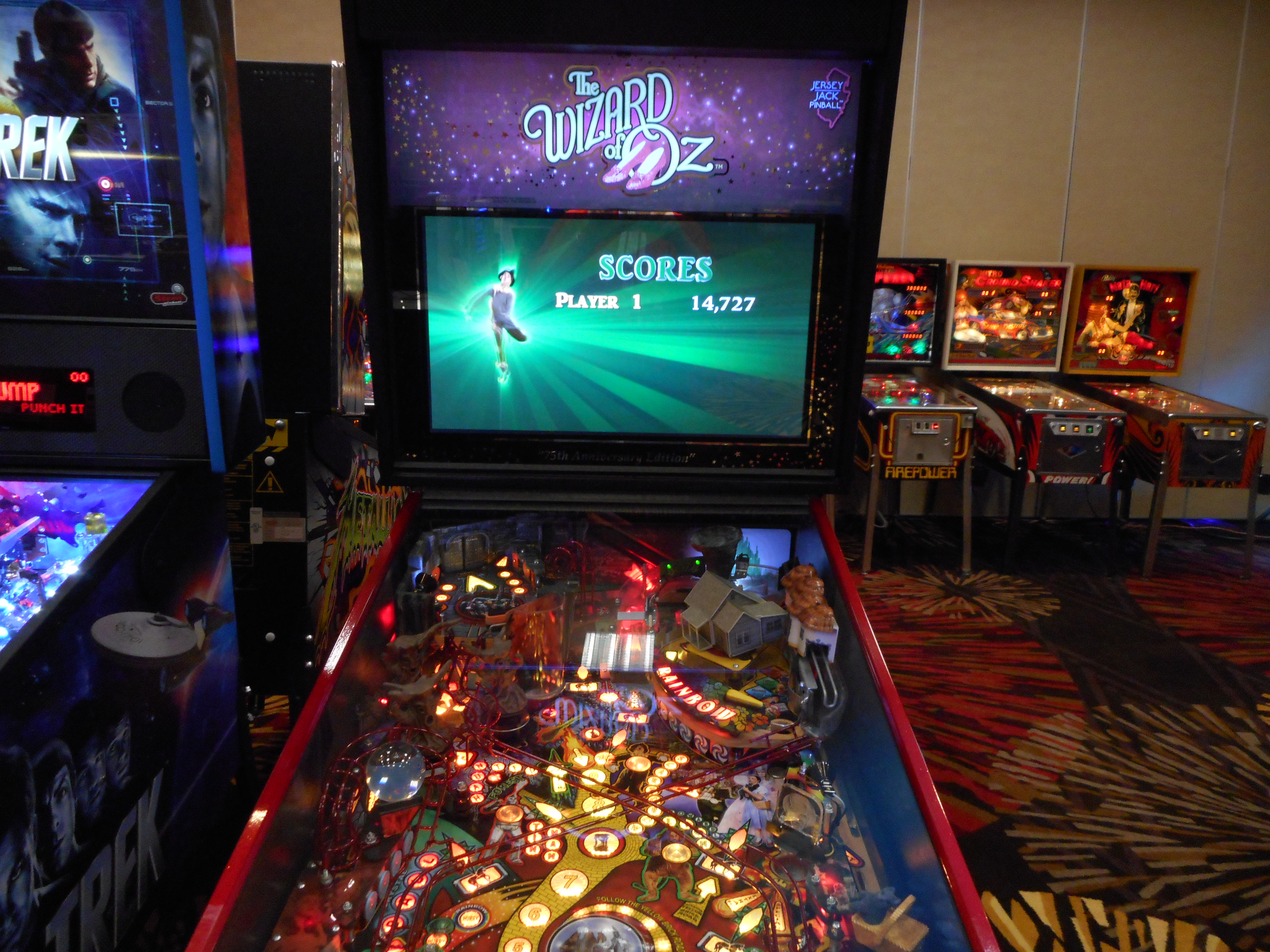arenafoot: Wizard of Oz (Pinball: 3 Balls) 14,727 points on 2016-02-04 22:31:45