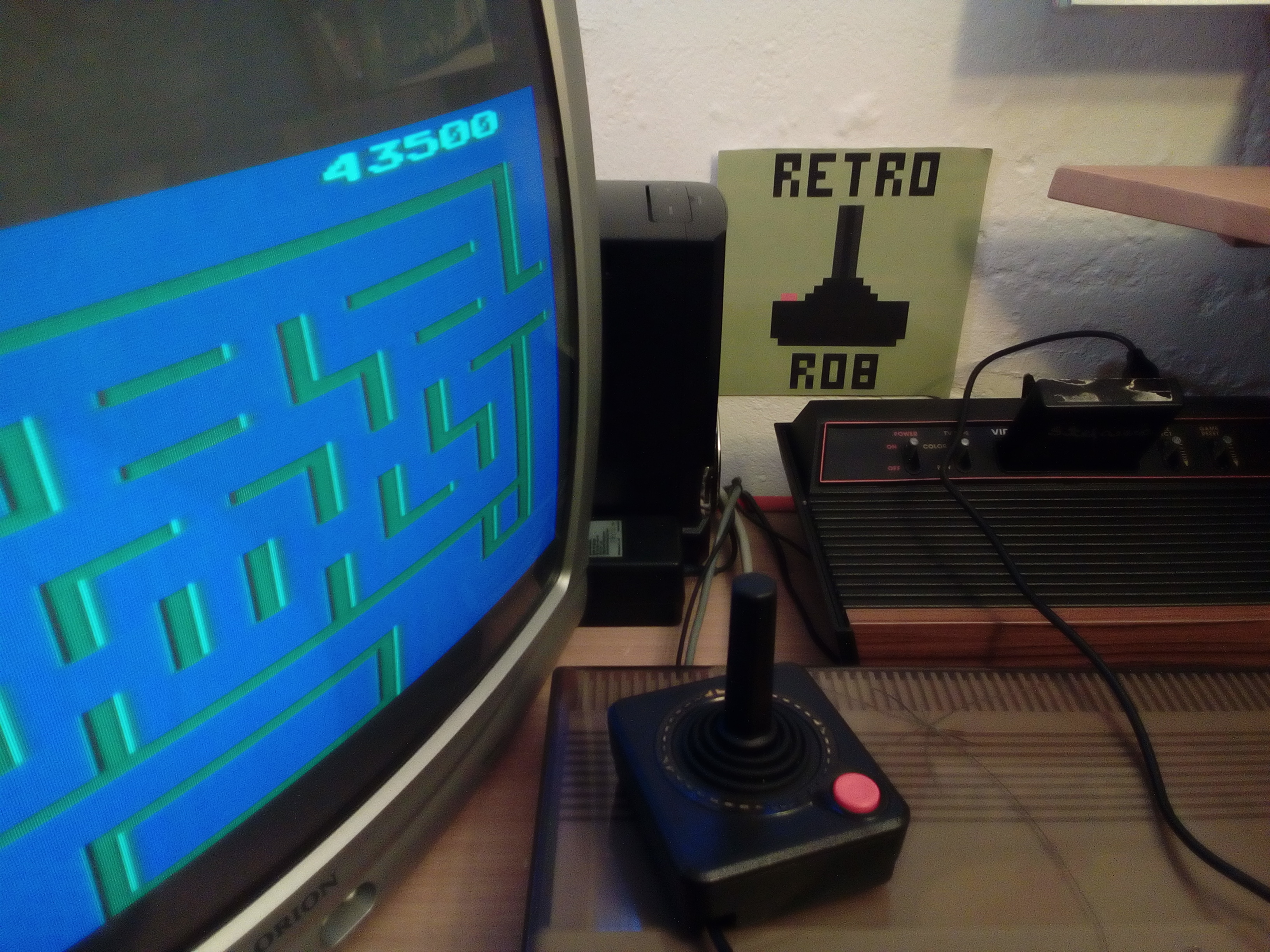 RetroRob: Wizard of Wor (Atari 2600 Novice/B) 43,500 points on 2019-04-21 12:08:50
