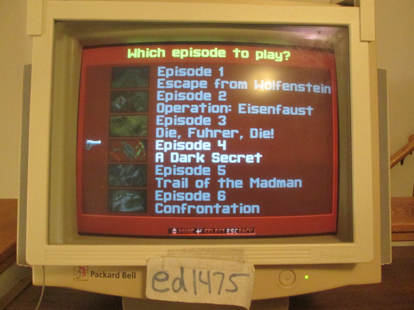 ed1475: Wolfenstein 3D: Episode 4: A Dark Secret [Bring 
