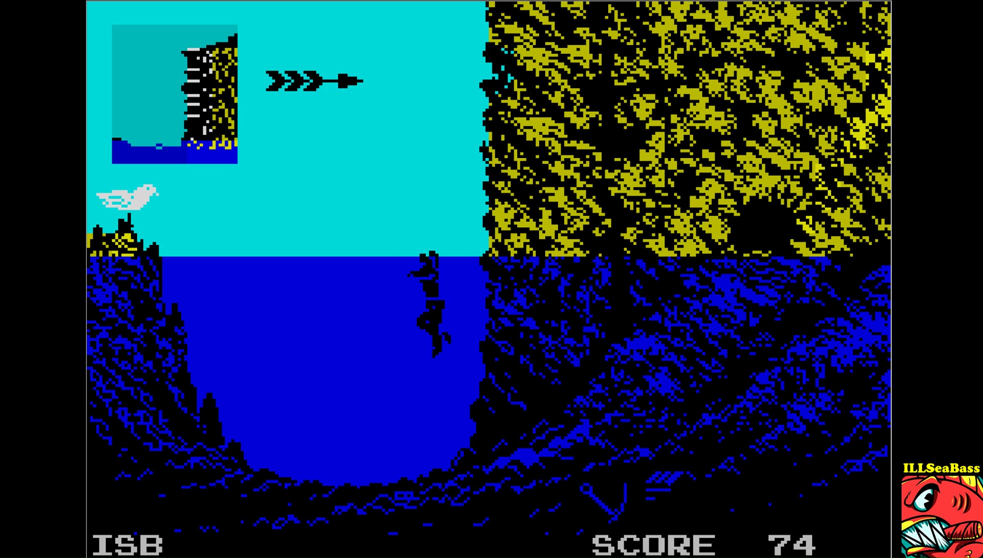 ILLSeaBass: World Games [Cliff Diving] (ZX Spectrum Emulated) 74 points on 2017-08-28 11:43:09