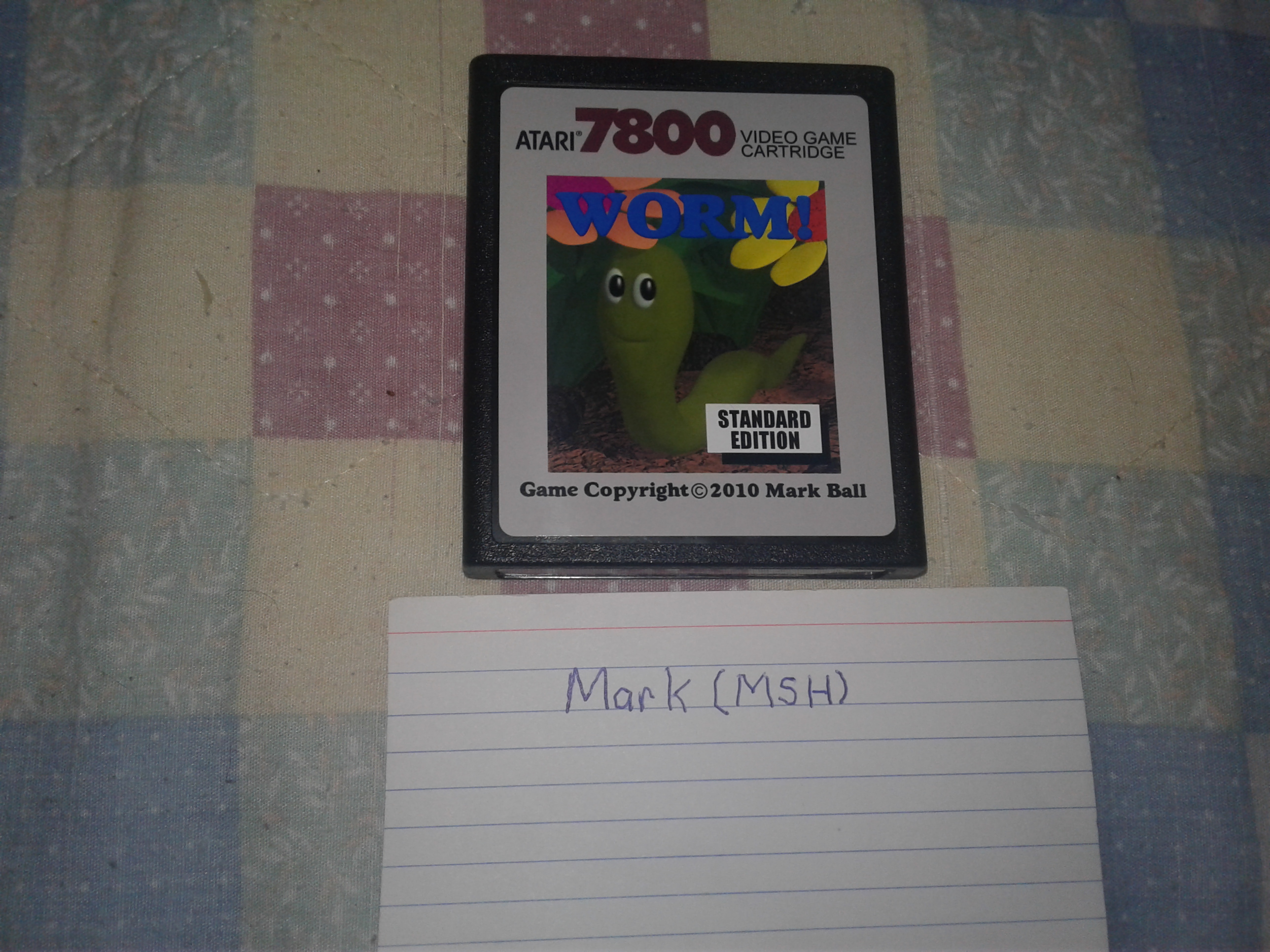Mark: Worm! [Slow/Short Body/Some] (Atari 7800) 1,600 points on 2019-02-23 01:40:23