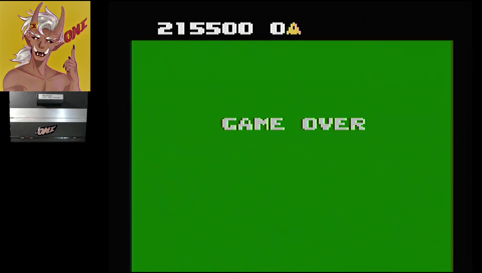 OniDensetsu: Xevious: Novice (Atari 7800) 215,500 points on 2023-04-09 16:57:02