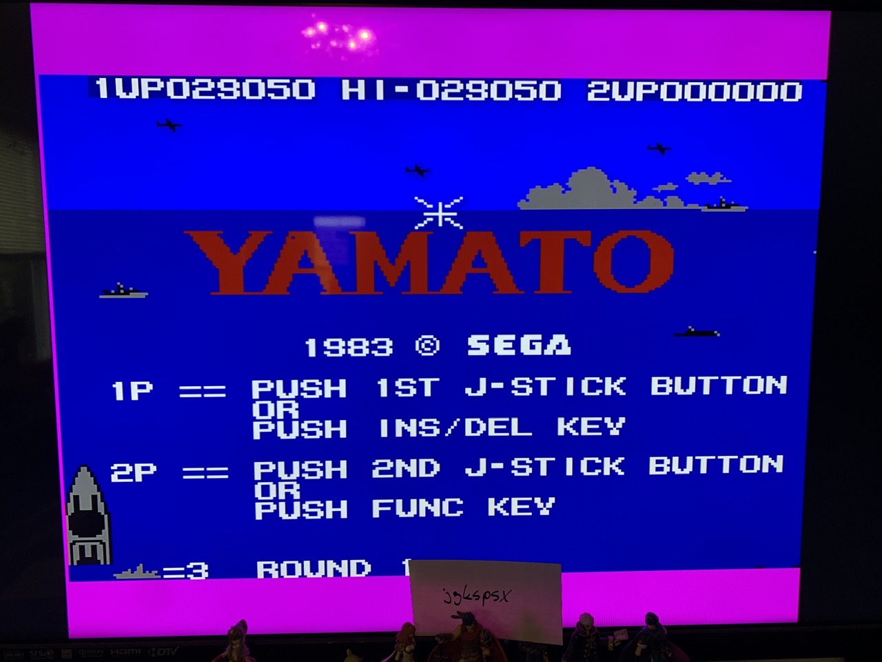 jgkspsx: Yamato (Sega SG-1000 Emulated) 29,050 points on 2022-04-18 15:40:25