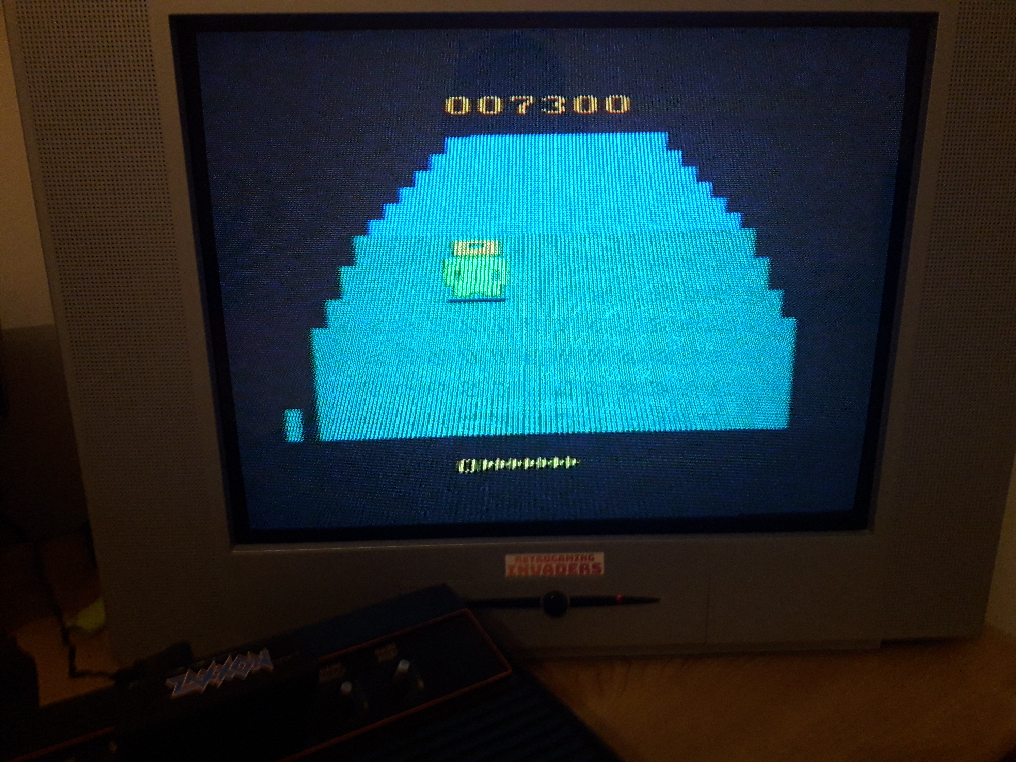 retrogaminginvaders: Zaxxon (Atari 2600 Novice/B) 7,300 points on 2019-06-30 17:16:12