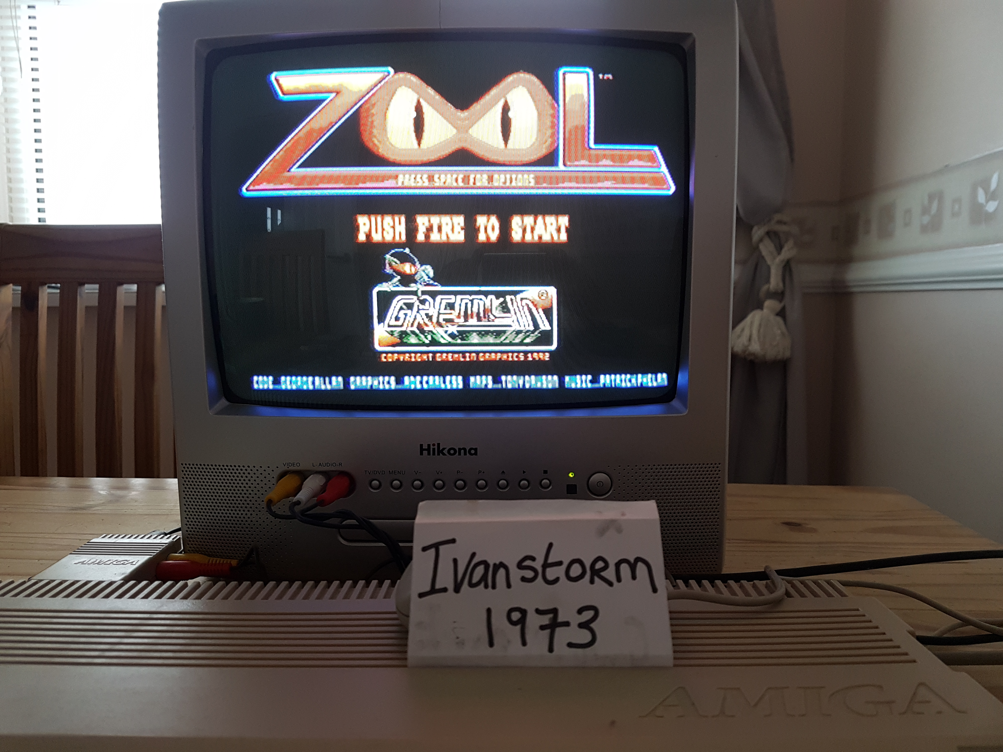 Ivanstorm1973: Zool (Amiga) 123,152 points on 2018-01-20 03:30:15
