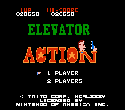 MatthewFelix: Elevator Action (NES/Famicom Emulated) 23,650 points on 2014-06-12 22:02:04