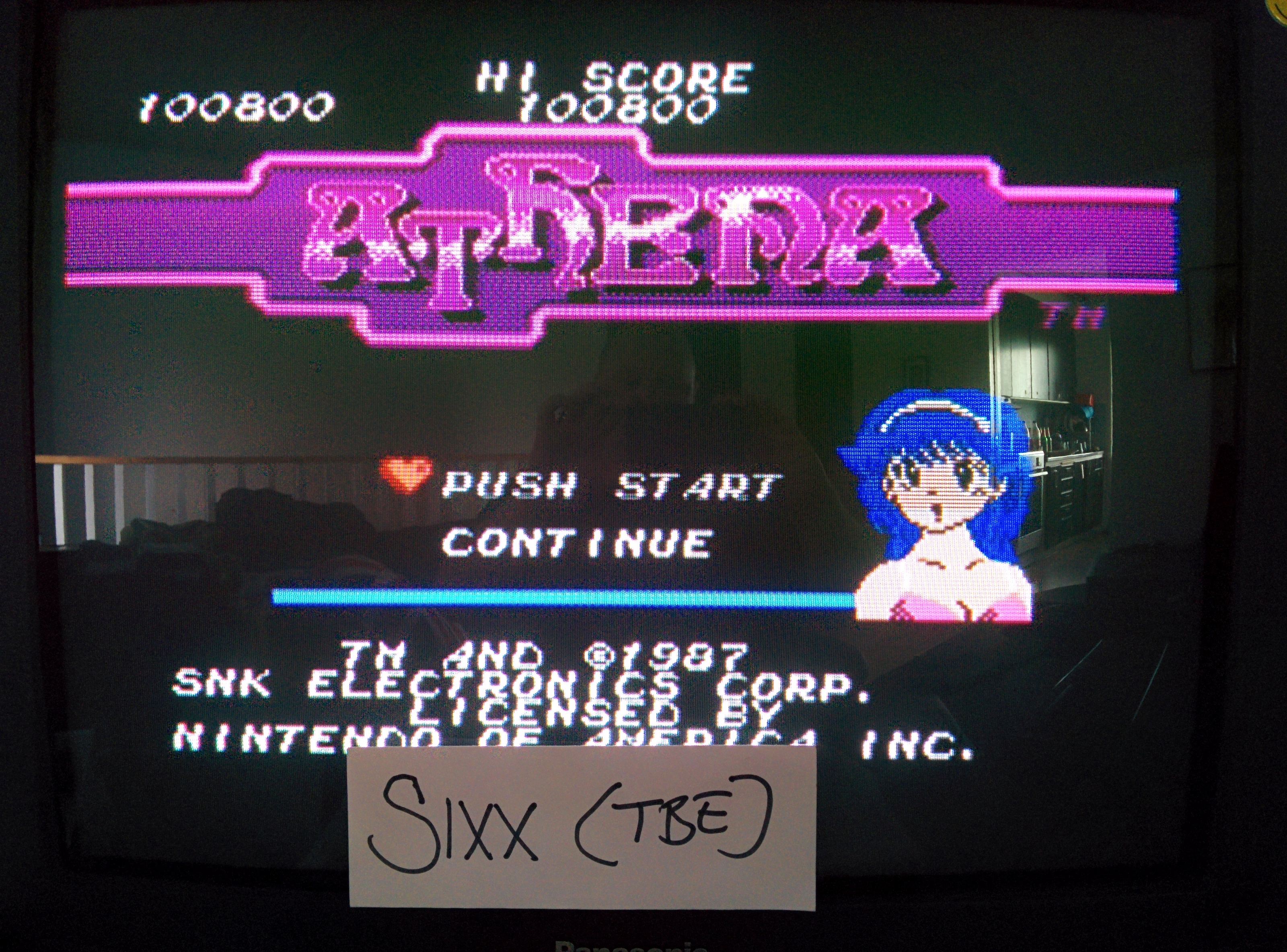 Sixx: Athena (NES/Famicom Emulated) 100,800 points on 2014-06-15 04:03:30