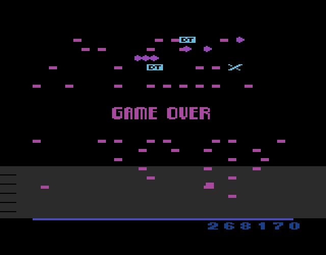 thorn: Millipede (Atari 2600 Emulated Novice/B Mode) 268,170 points on 2013-09-02 12:10:17