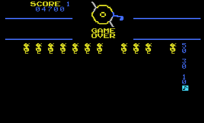 cncfreak: Carnival (Colecovision Emulated) 4,700 points on 2013-09-28 14:44:12